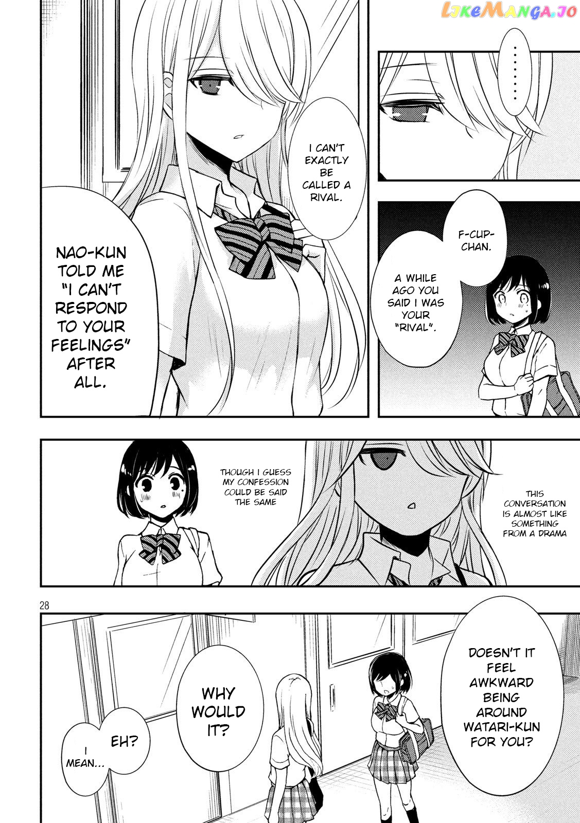 Watari-kun no xx ga Houkai Sunzen chapter 51 - page 28