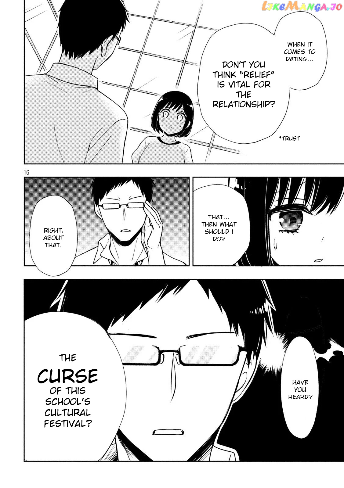 Watari-kun no xx ga Houkai Sunzen chapter 52 - page 16
