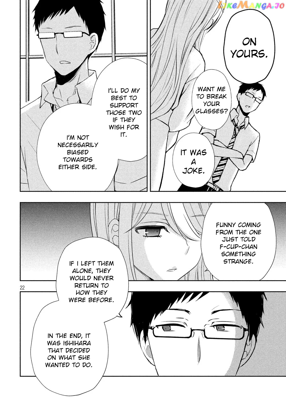 Watari-kun no xx ga Houkai Sunzen chapter 52 - page 22