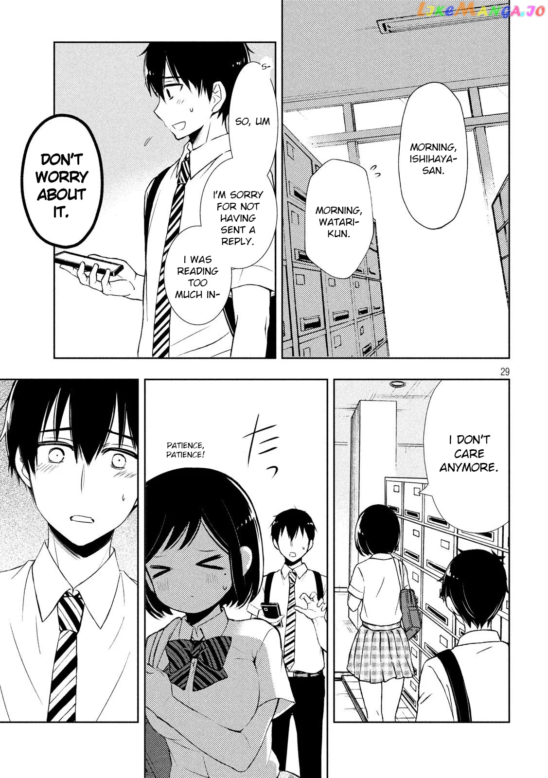 Watari-kun no xx ga Houkai Sunzen chapter 52 - page 29