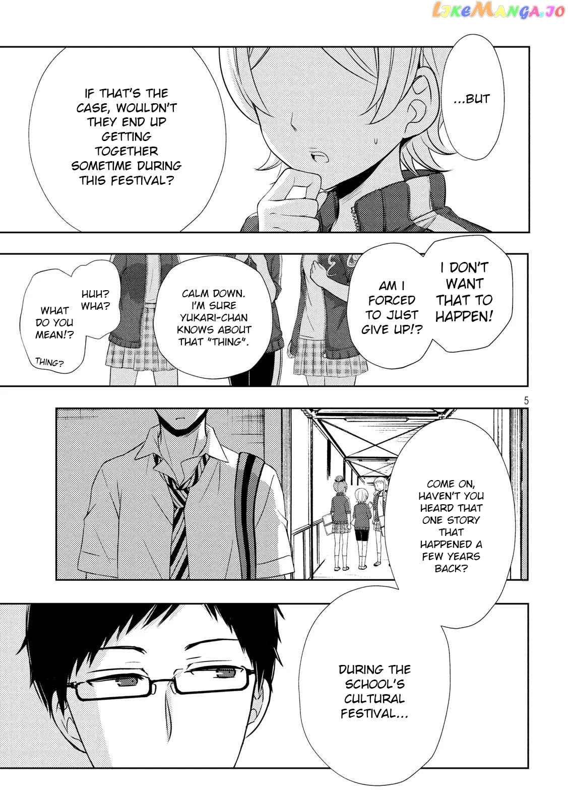 Watari-kun no xx ga Houkai Sunzen chapter 52 - page 5