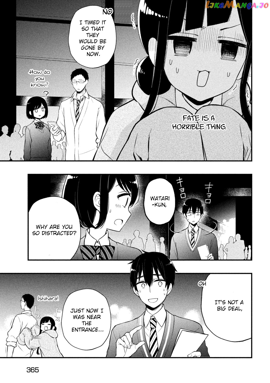 Watari-kun no xx ga Houkai Sunzen chapter 69 - page 37
