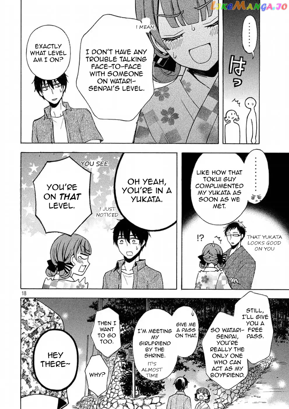 Watari-kun no xx ga Houkai Sunzen chapter 27 - page 18