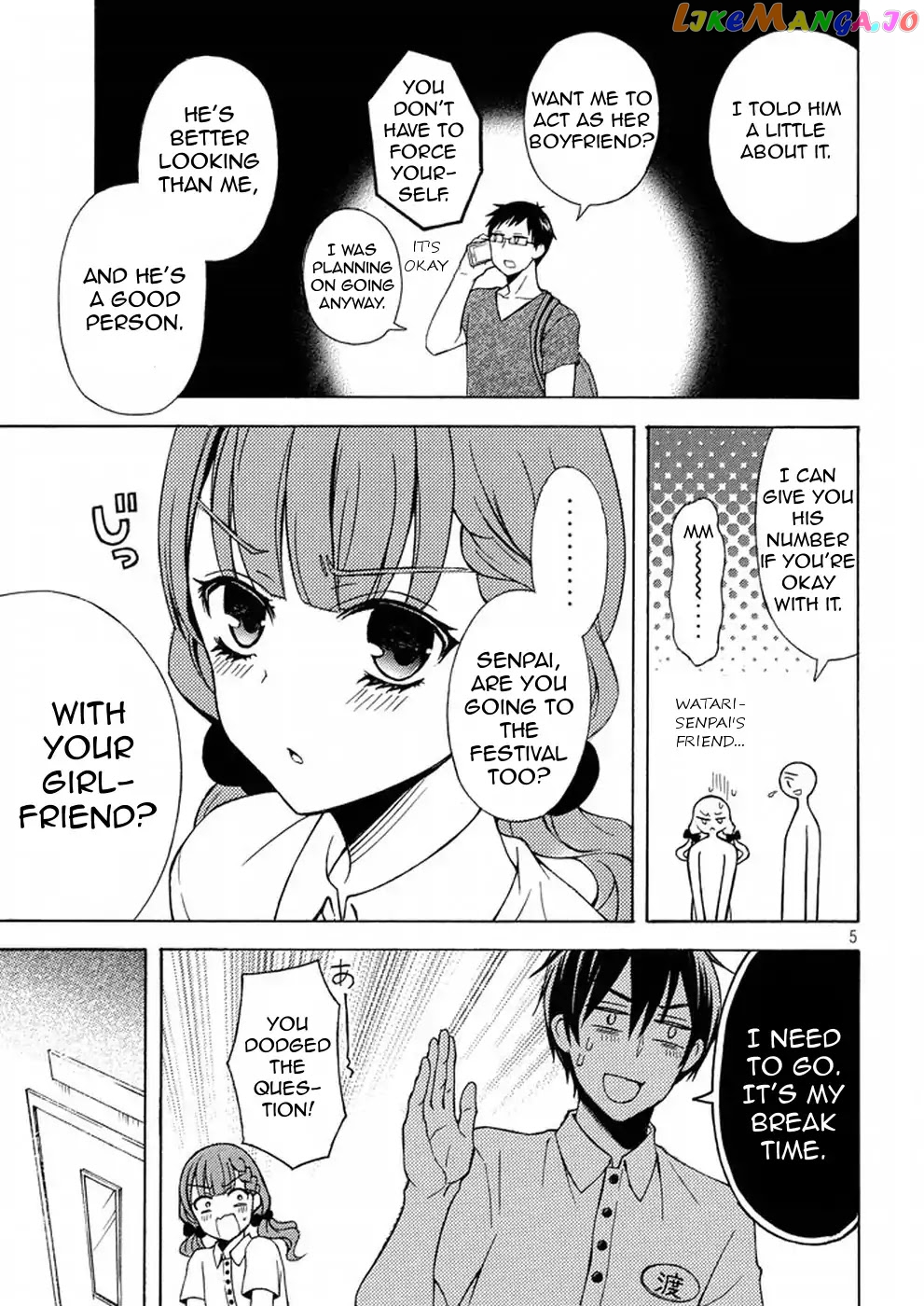 Watari-kun no xx ga Houkai Sunzen chapter 27 - page 5
