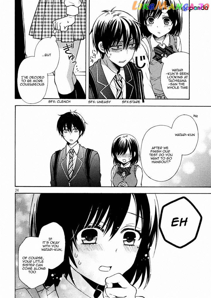 Watari-kun no xx ga Houkai Sunzen chapter 12 - page 24