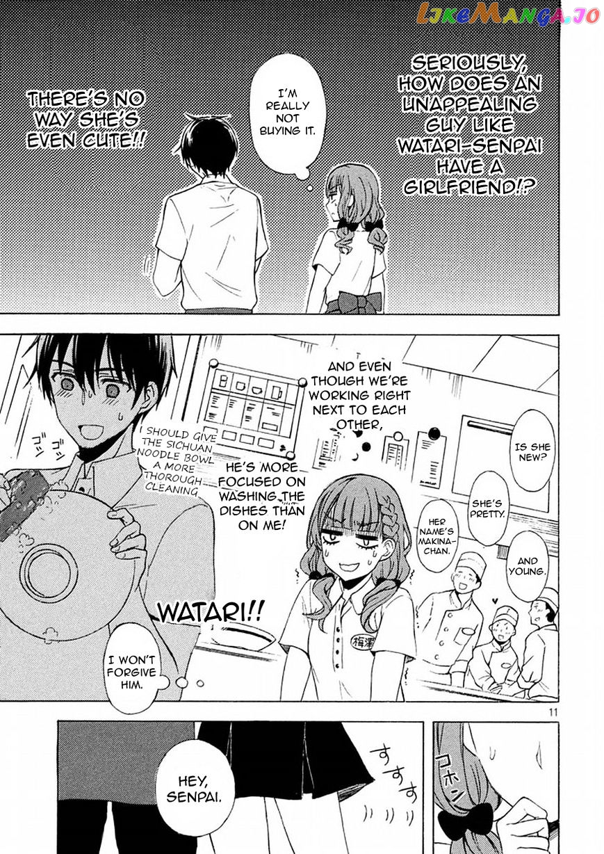 Watari-kun no xx ga Houkai Sunzen chapter 28 - page 11