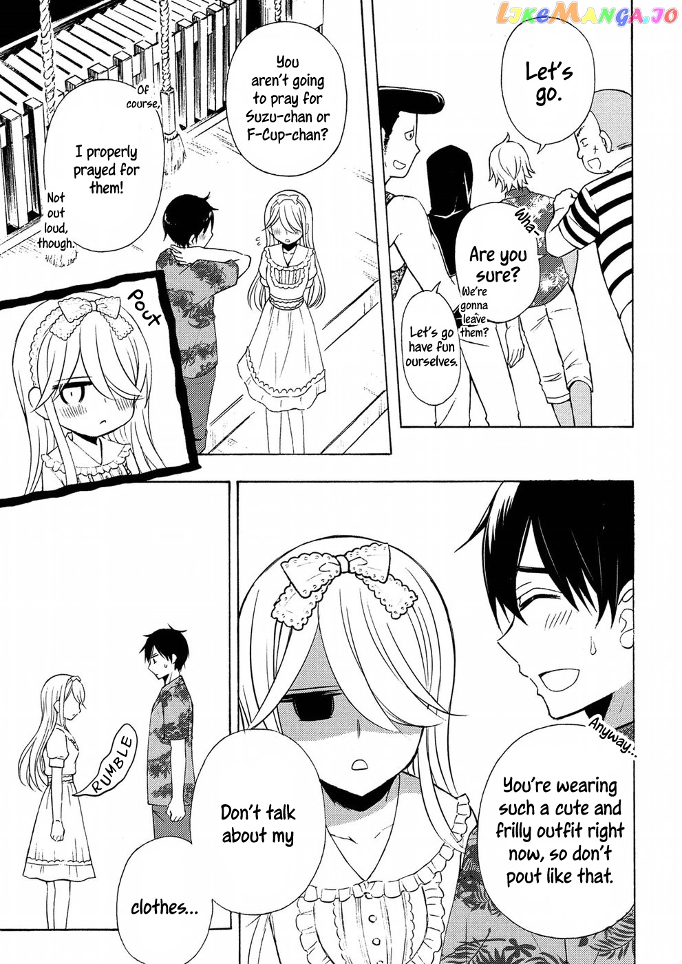 Watari-kun no xx ga Houkai Sunzen chapter 45 - page 14