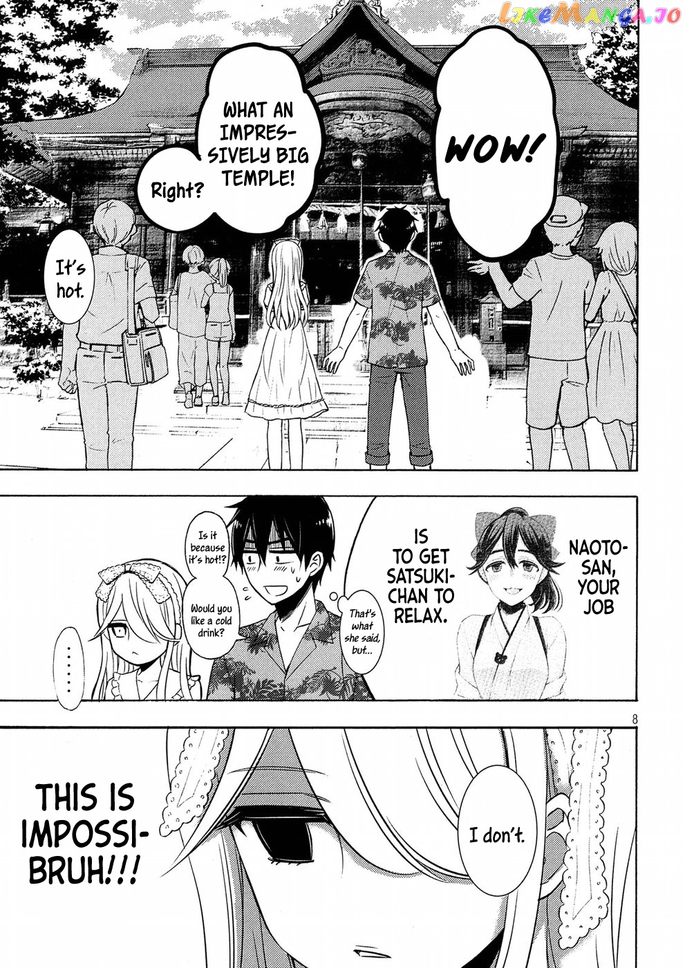 Watari-kun no xx ga Houkai Sunzen chapter 45 - page 8