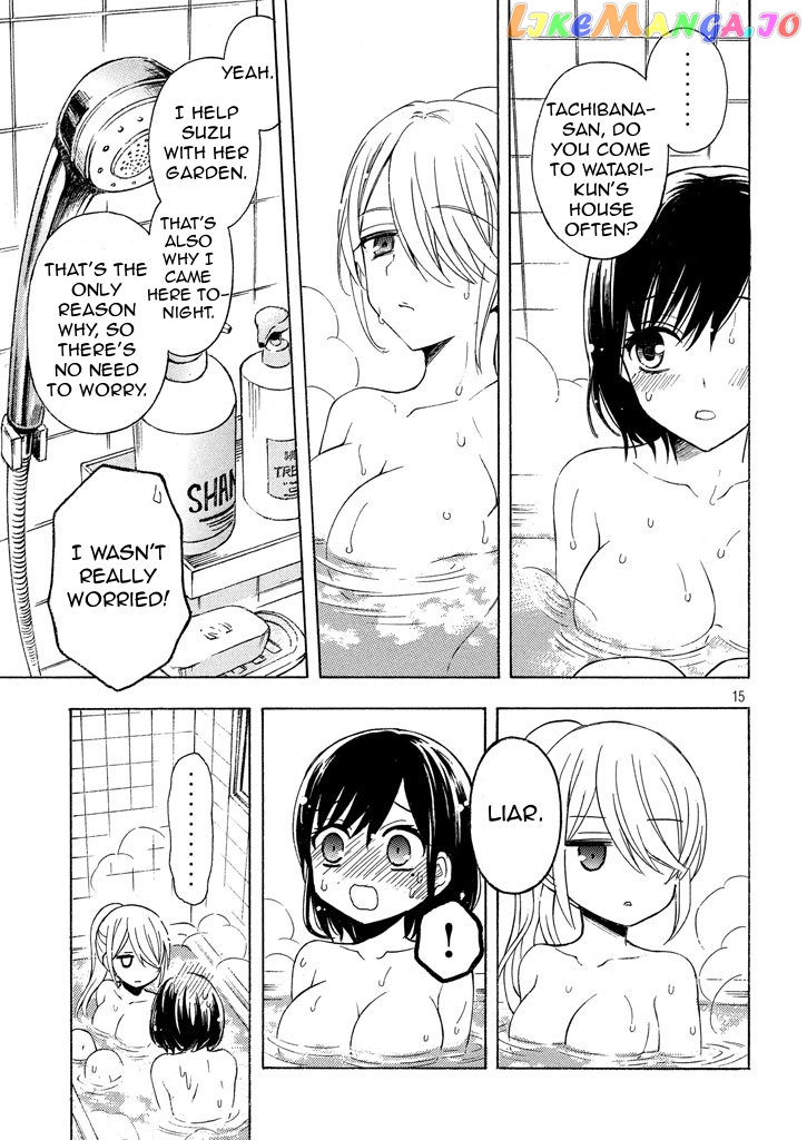 Watari-kun no xx ga Houkai Sunzen chapter 31 - page 15