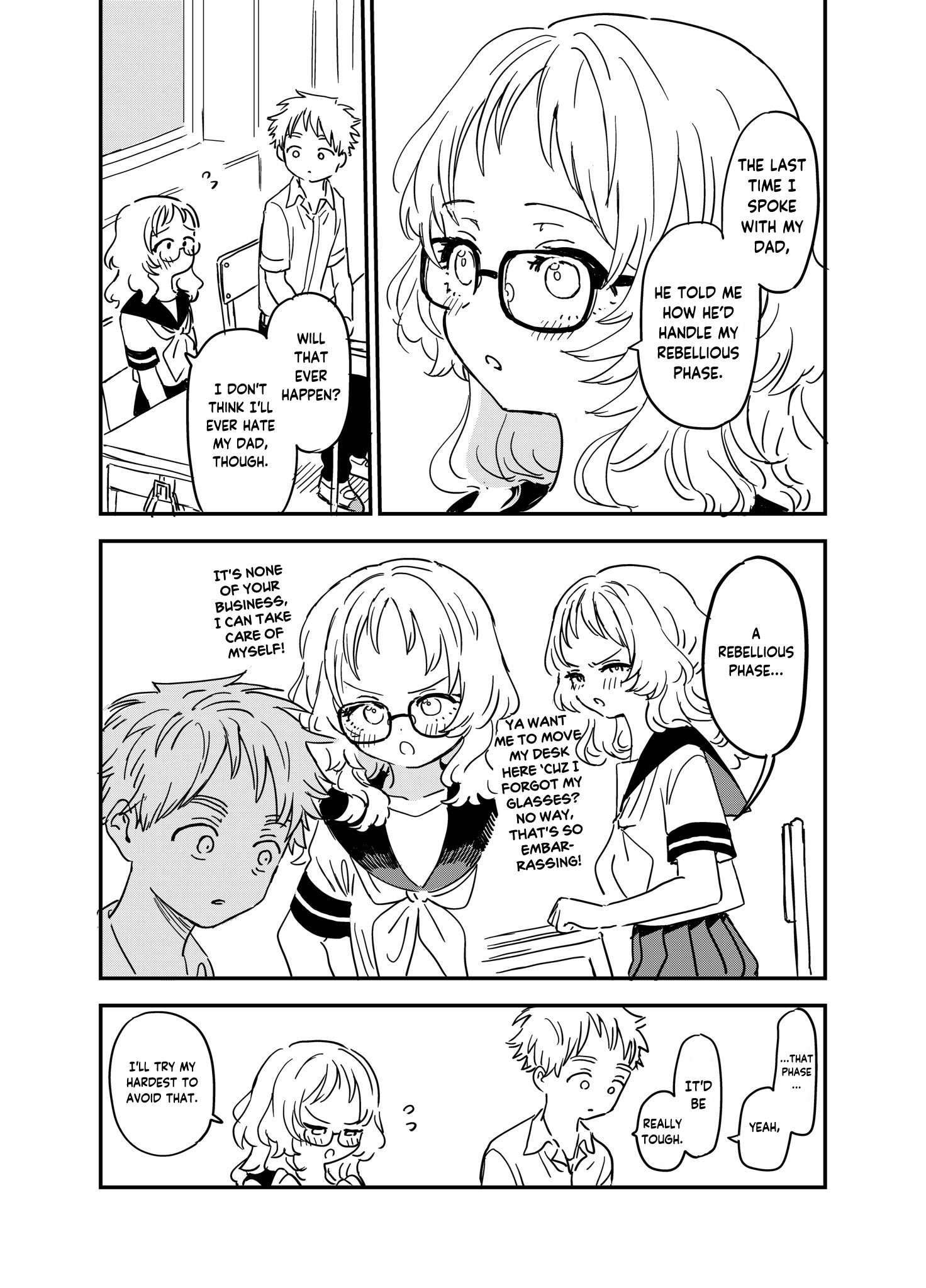 Suki Na Ko Ga Megane Wo Wasureta chapter 98.1 - page 1