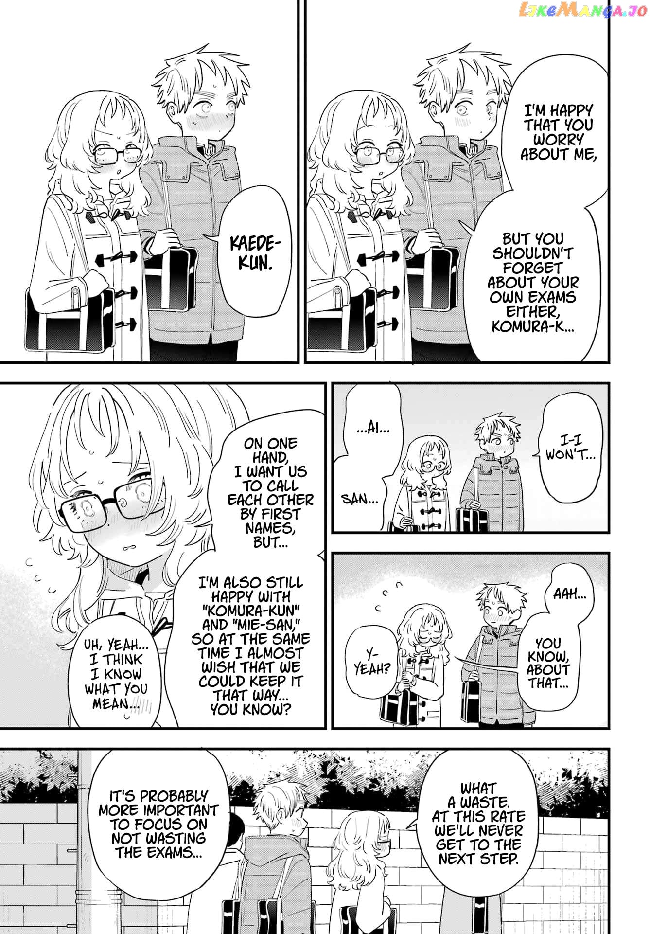 Suki Na Ko Ga Megane Wo Wasureta chapter 104 - page 3