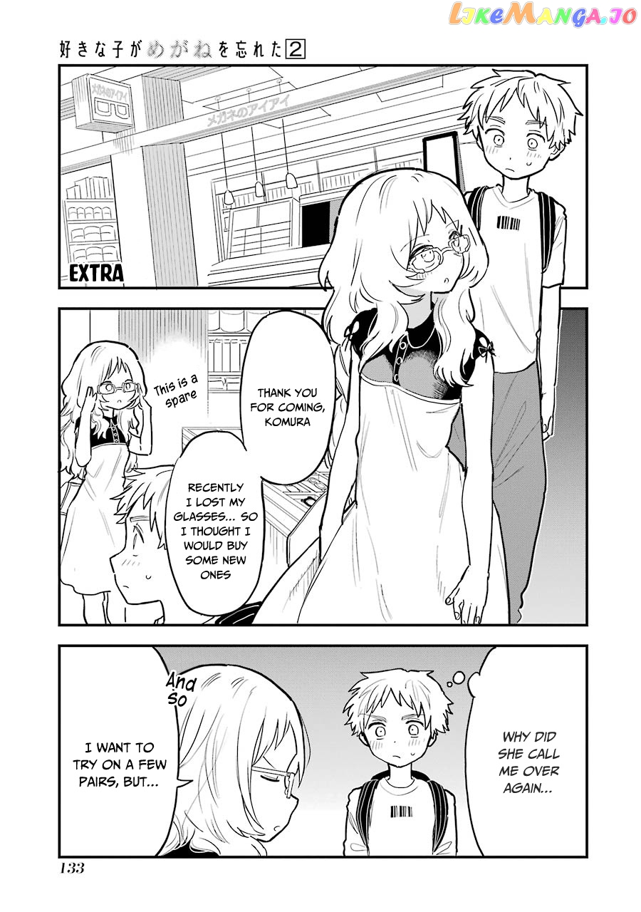 Suki Na Ko Ga Megane Wo Wasureta chapter 28.5 - page 6