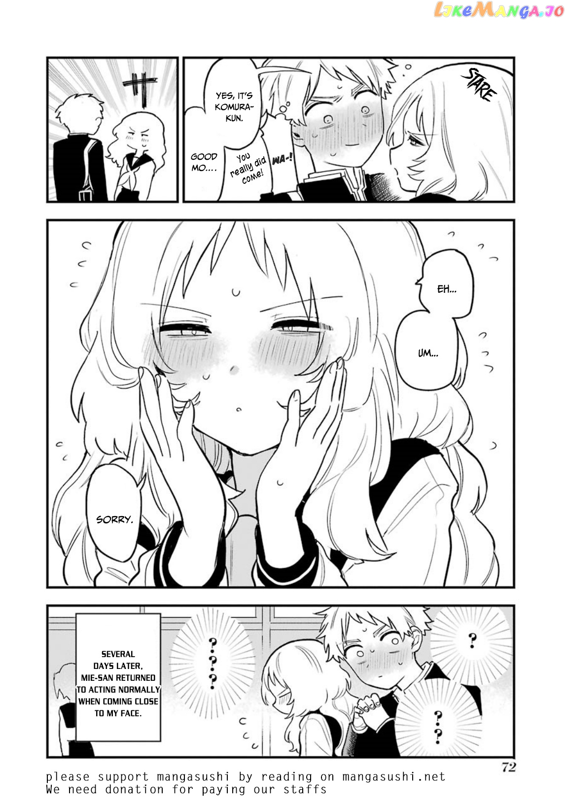 Suki Na Ko Ga Megane Wo Wasureta chapter 34 - page 5
