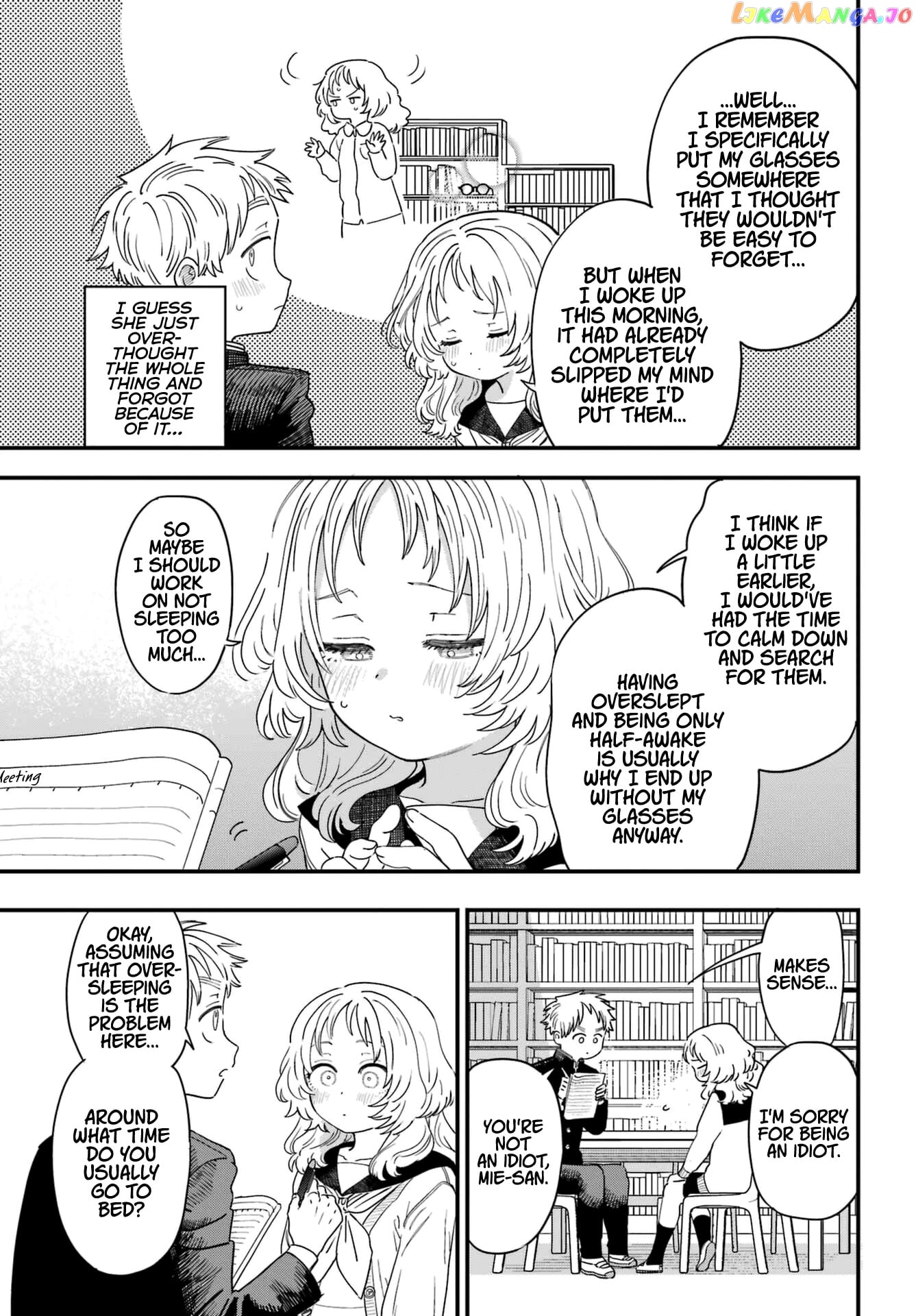 Suki Na Ko Ga Megane Wo Wasureta chapter 89 - page 3