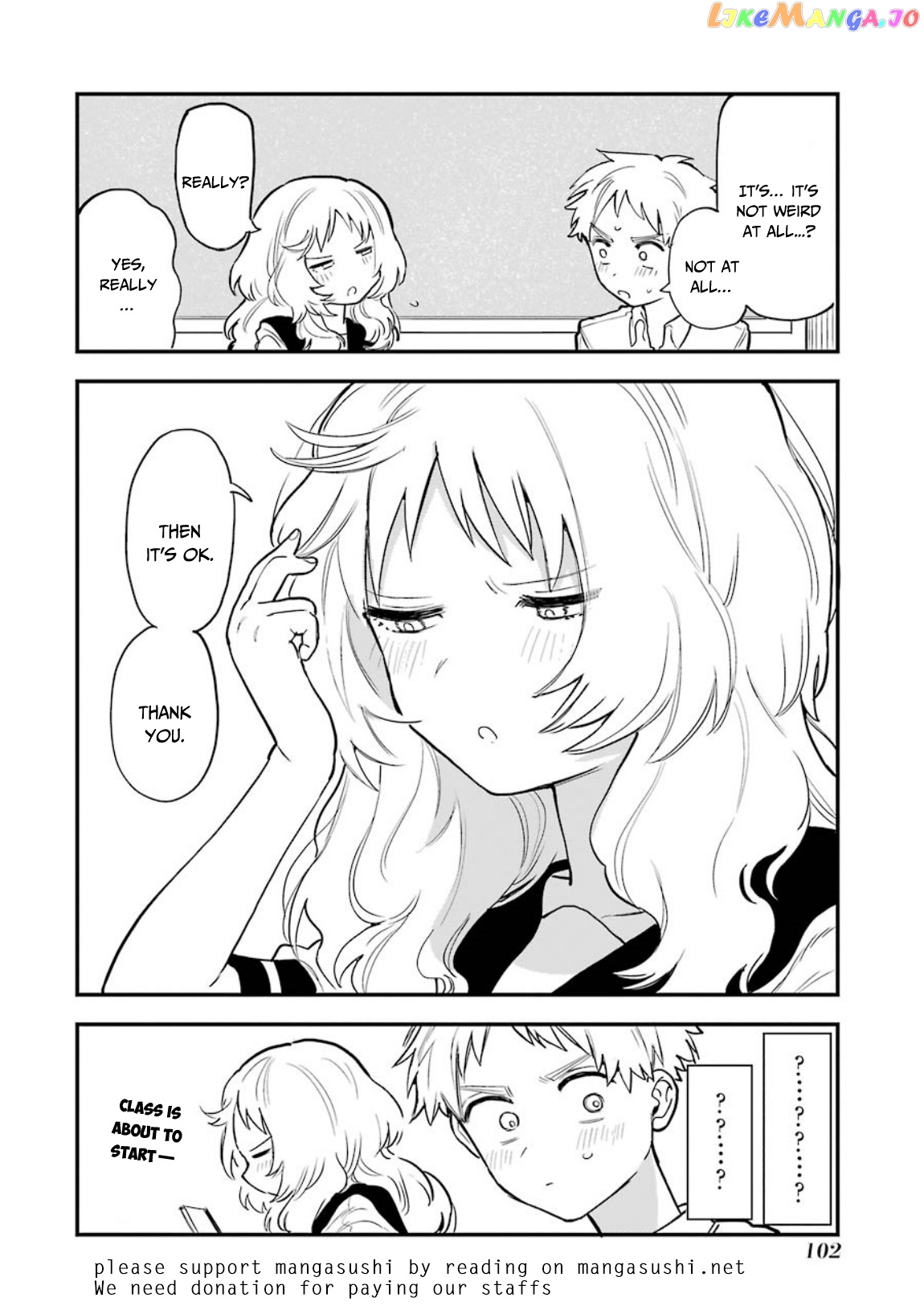 Suki Na Ko Ga Megane Wo Wasureta chapter 36 - page 5