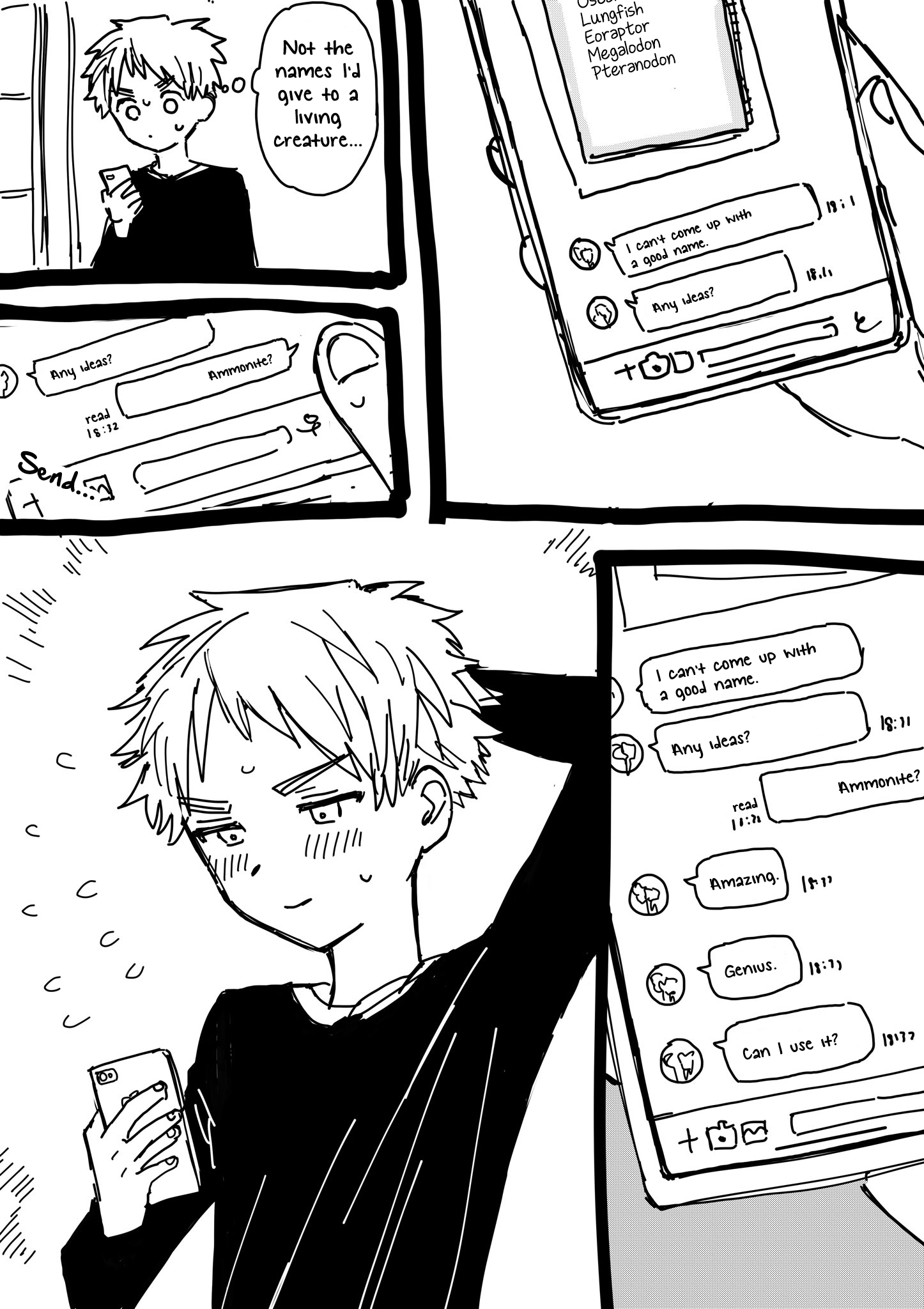 Sukinako Ga Megane Wo Wasureta - Twitter Side Stories chapter 4 - page 3