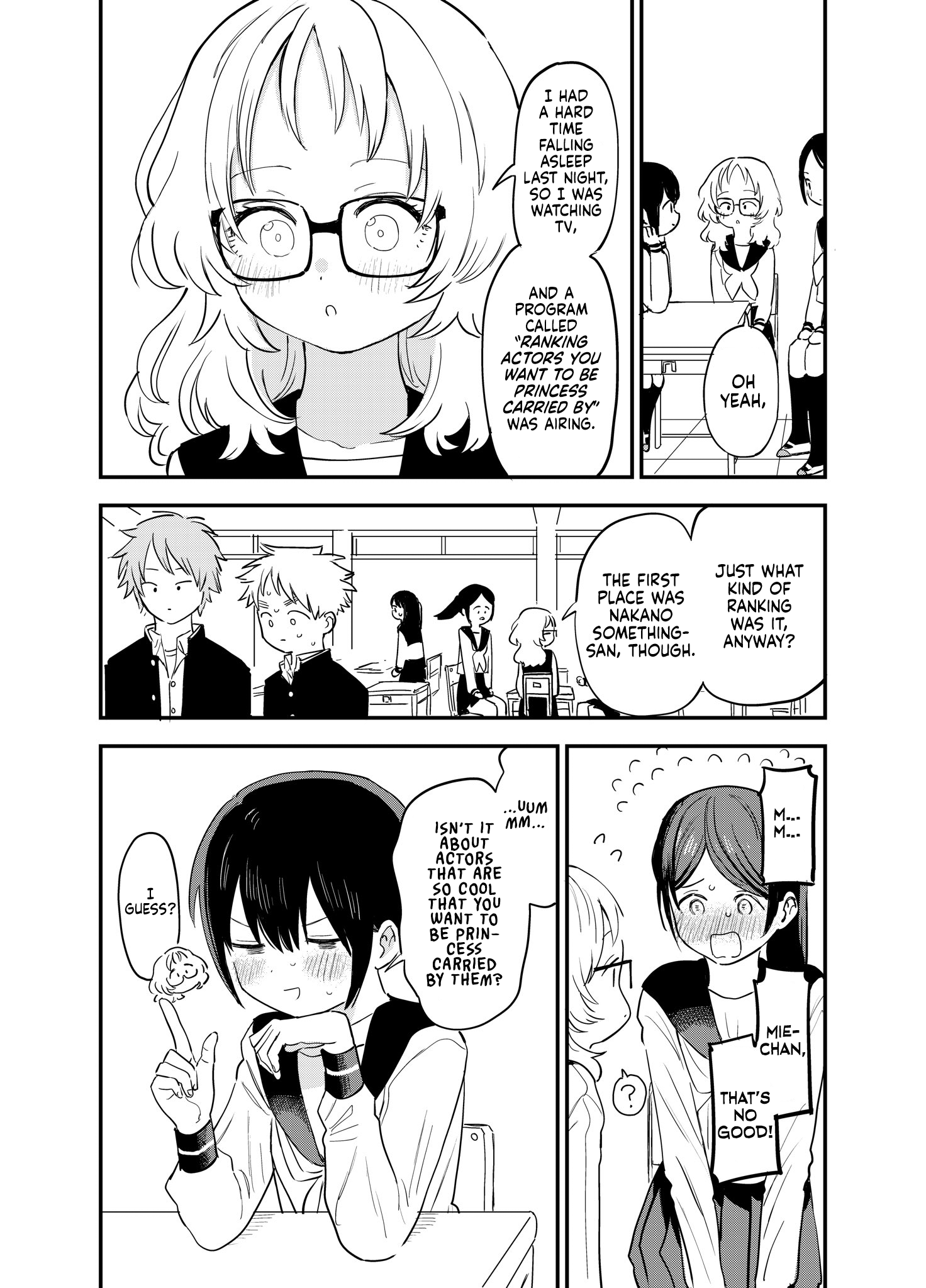 Sukinako Ga Megane Wo Wasureta - Twitter Side Stories chapter 25 - page 1