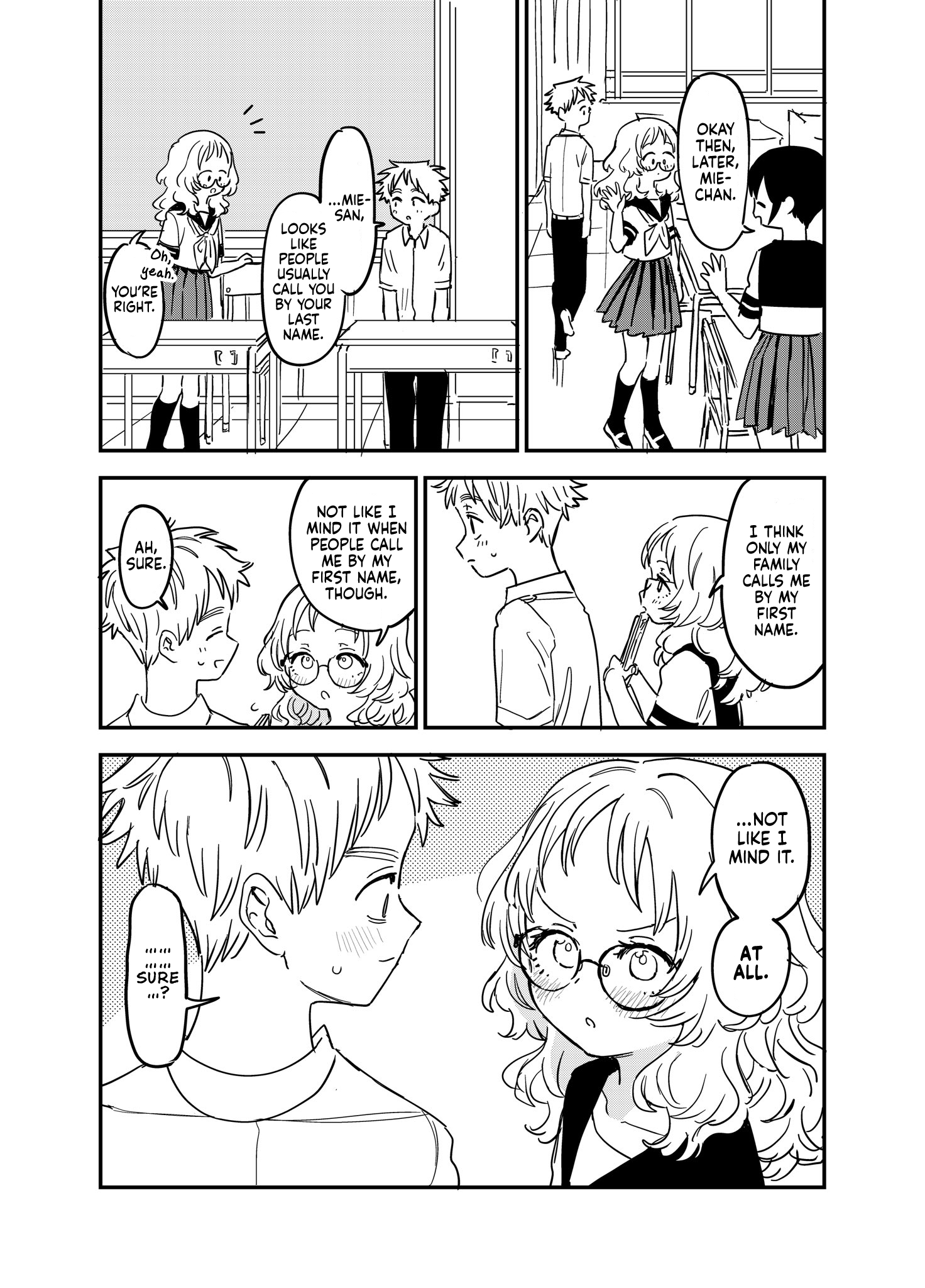 Sukinako Ga Megane Wo Wasureta - Twitter Side Stories chapter 38 - page 1