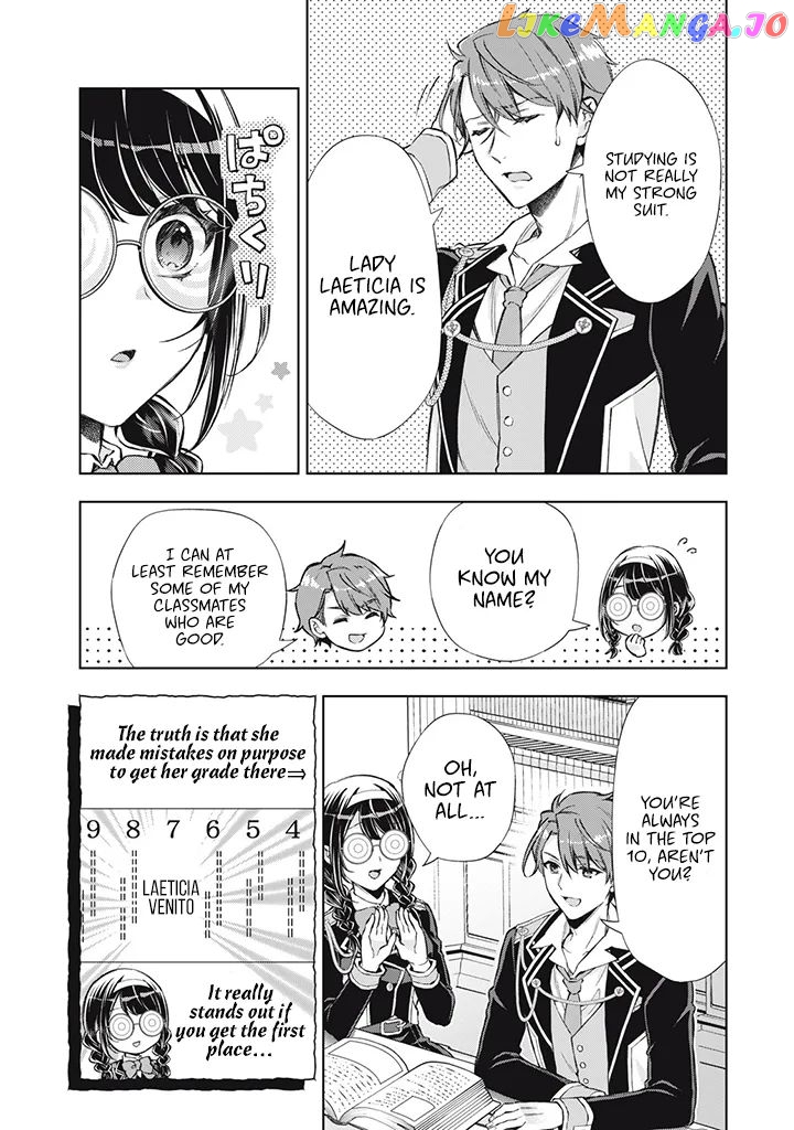 The Legendary Wicked Woman Wants a Peaceful Second Life as a Boring Studious Girl chapter 1.3 - page 8