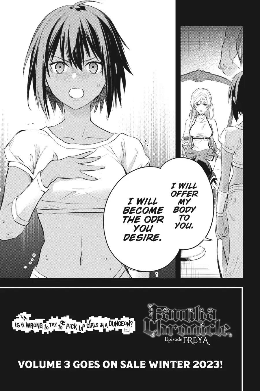 Dungeon ni Deai o Motomeru no wa Machigatte Iru Darou ka – Familia Chronicle: Episode Freya chapter 8 - page 56