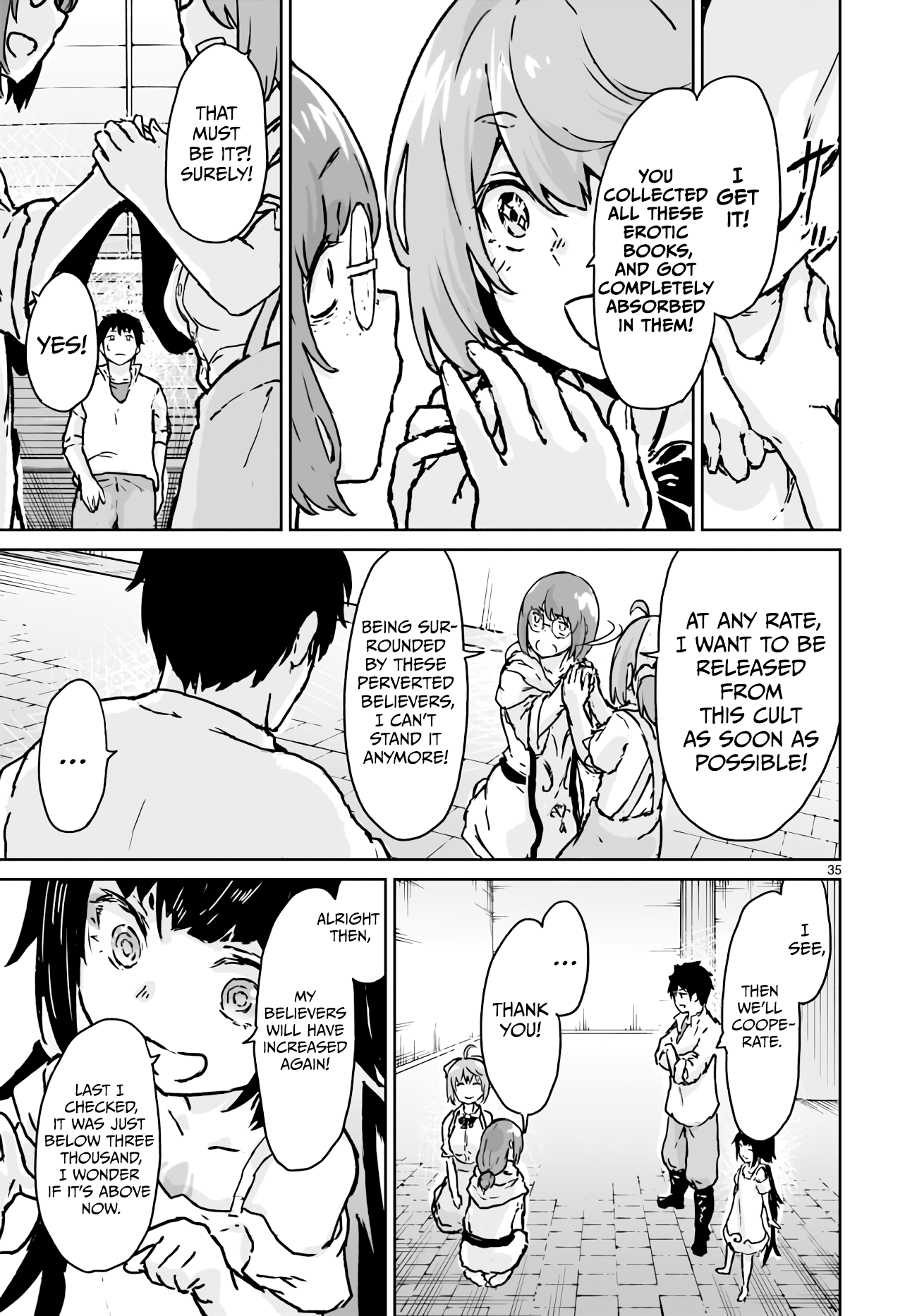 Kaminaki Sekai No Kamisama Katsudou chapter 13 - page 35