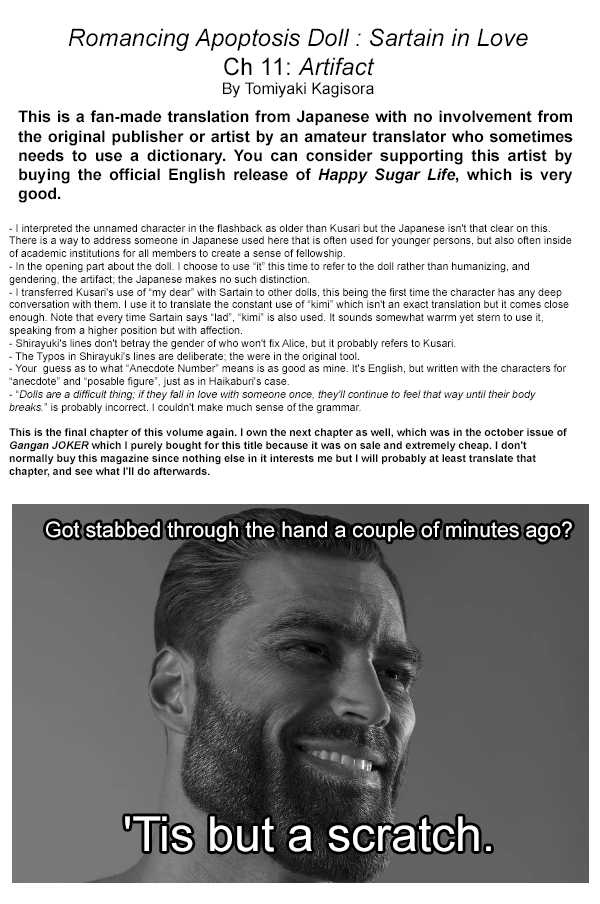 Romancing Apoptosis Doll Sartain In Love chapter 11 - page 37