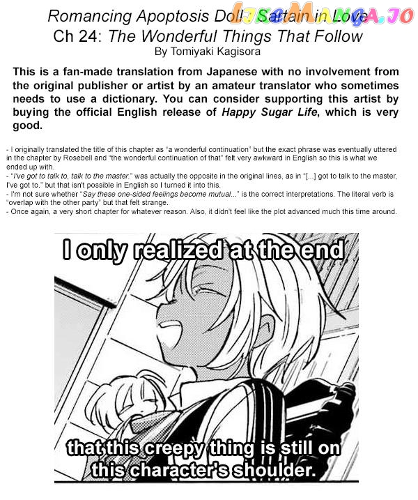Romancing Apoptosis Doll Sartain In Love chapter 24 - page 17