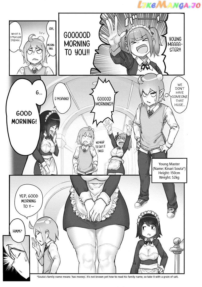 The Giant Maid Puts You In Your Place ♥ chapter 1 - page 4