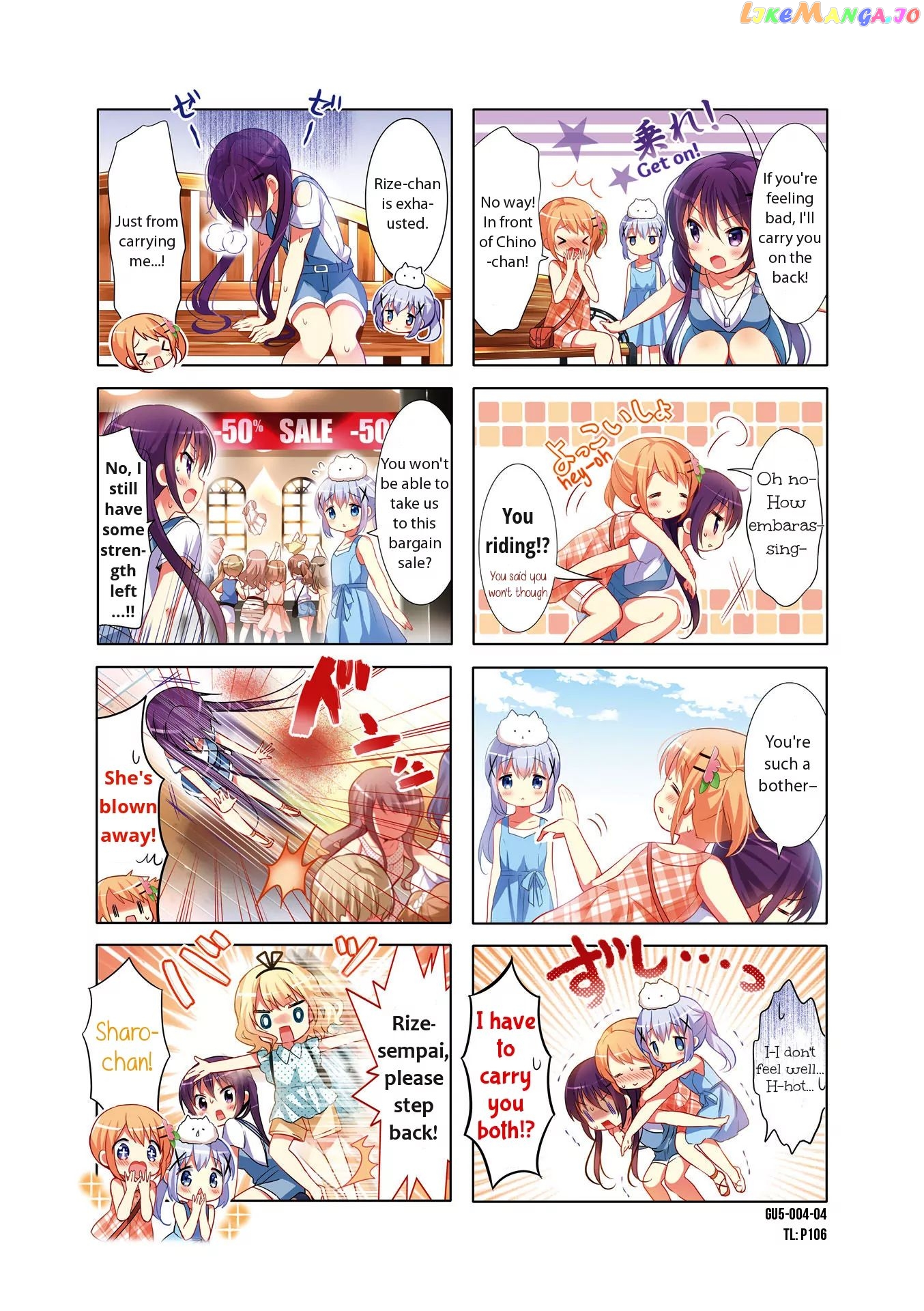 Gochuumon wa Usagi Desu ka? chapter 48 - page 4