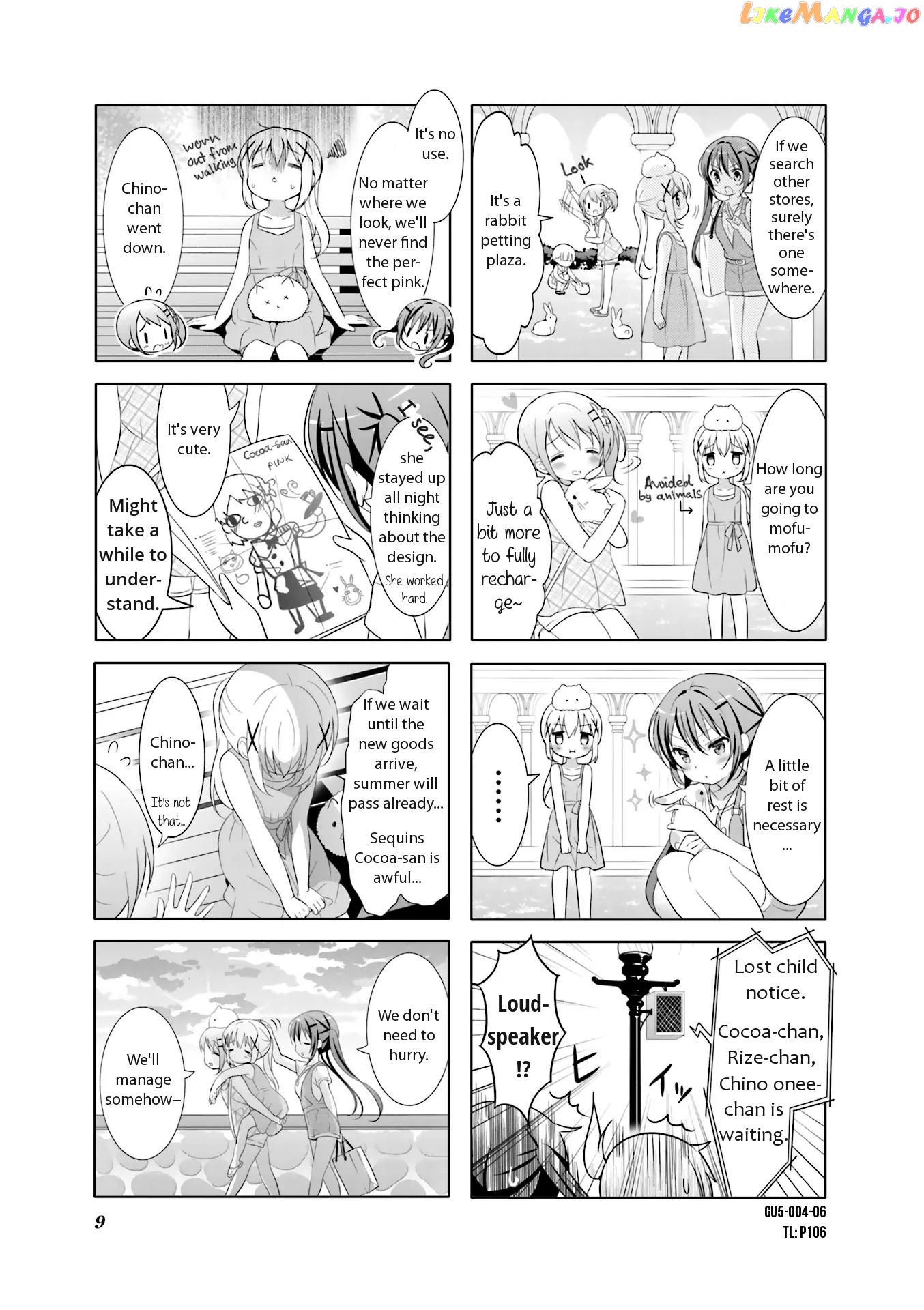 Gochuumon wa Usagi Desu ka? chapter 48 - page 6