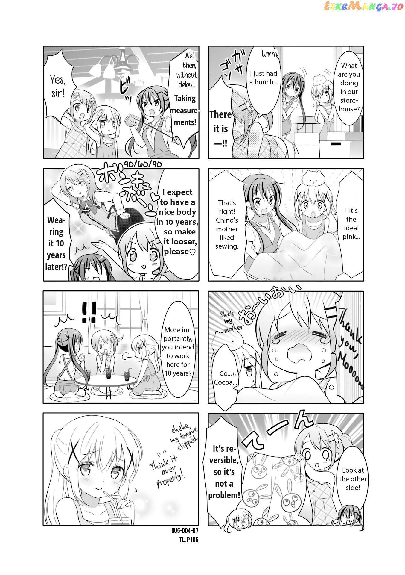 Gochuumon wa Usagi Desu ka? chapter 48 - page 7