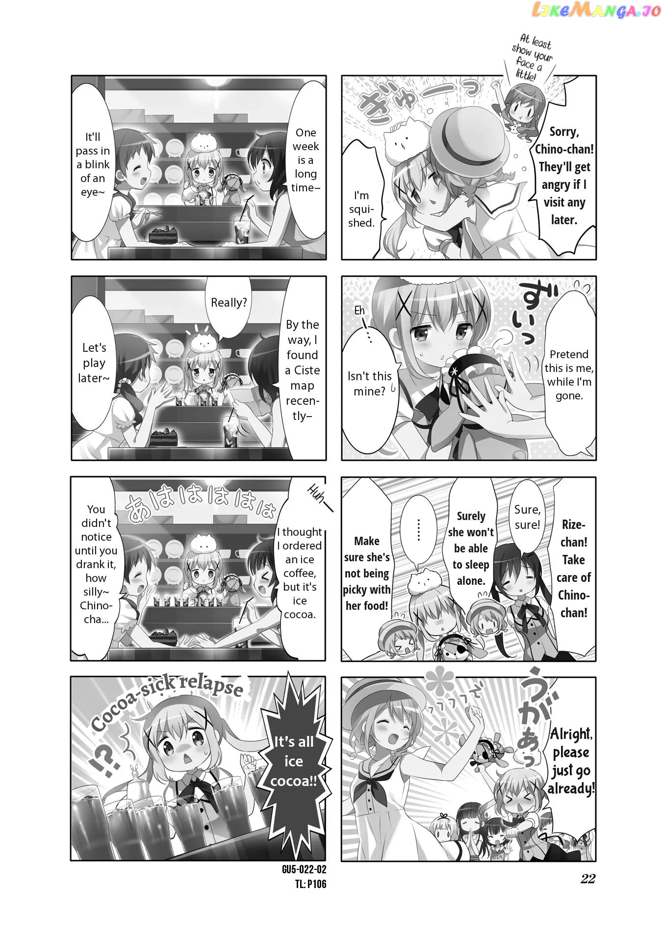 Gochuumon wa Usagi Desu ka? chapter 50 - page 2