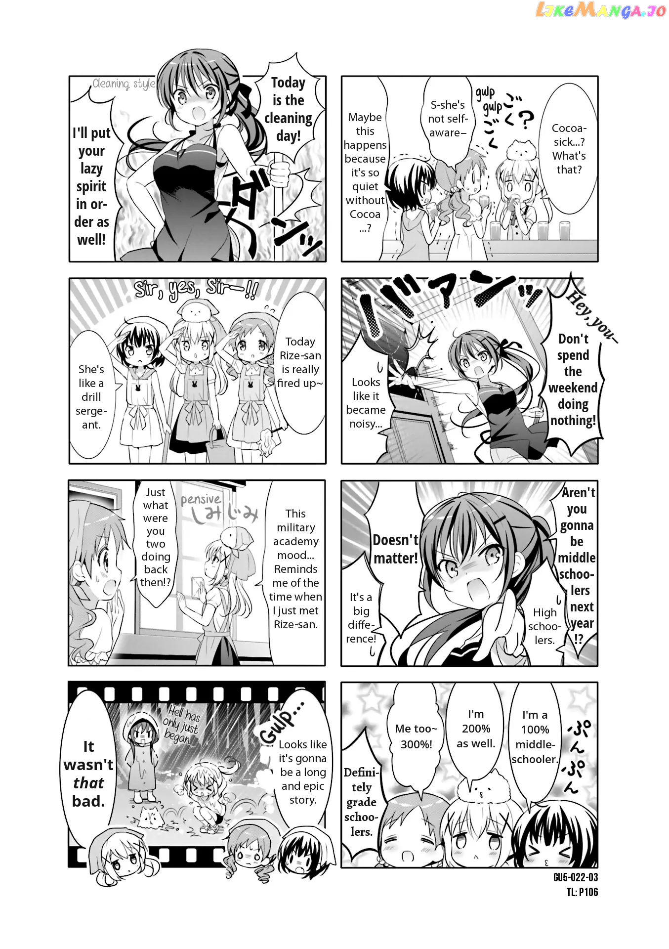 Gochuumon wa Usagi Desu ka? chapter 50 - page 3
