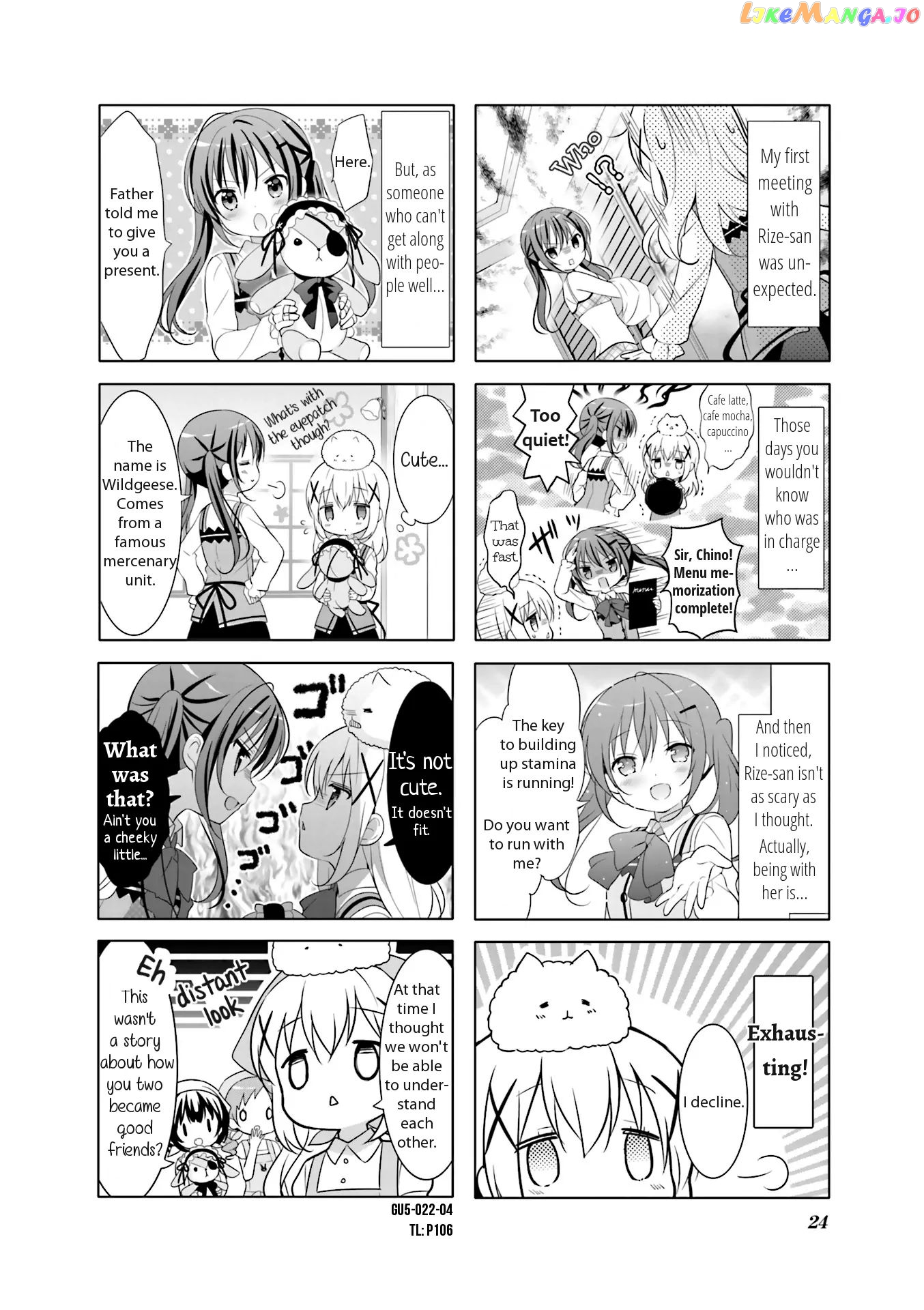 Gochuumon wa Usagi Desu ka? chapter 50 - page 4