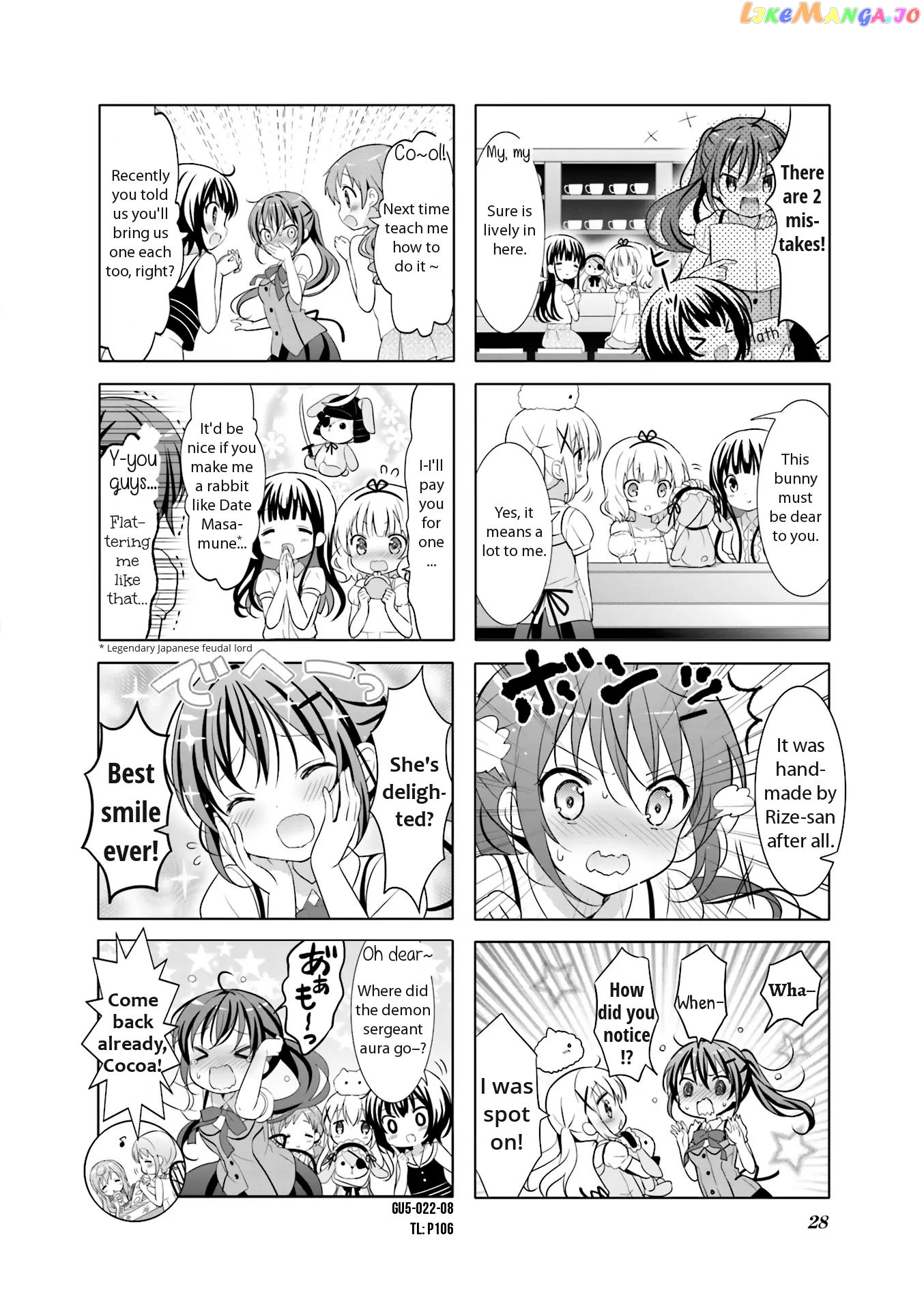 Gochuumon wa Usagi Desu ka? chapter 50 - page 8