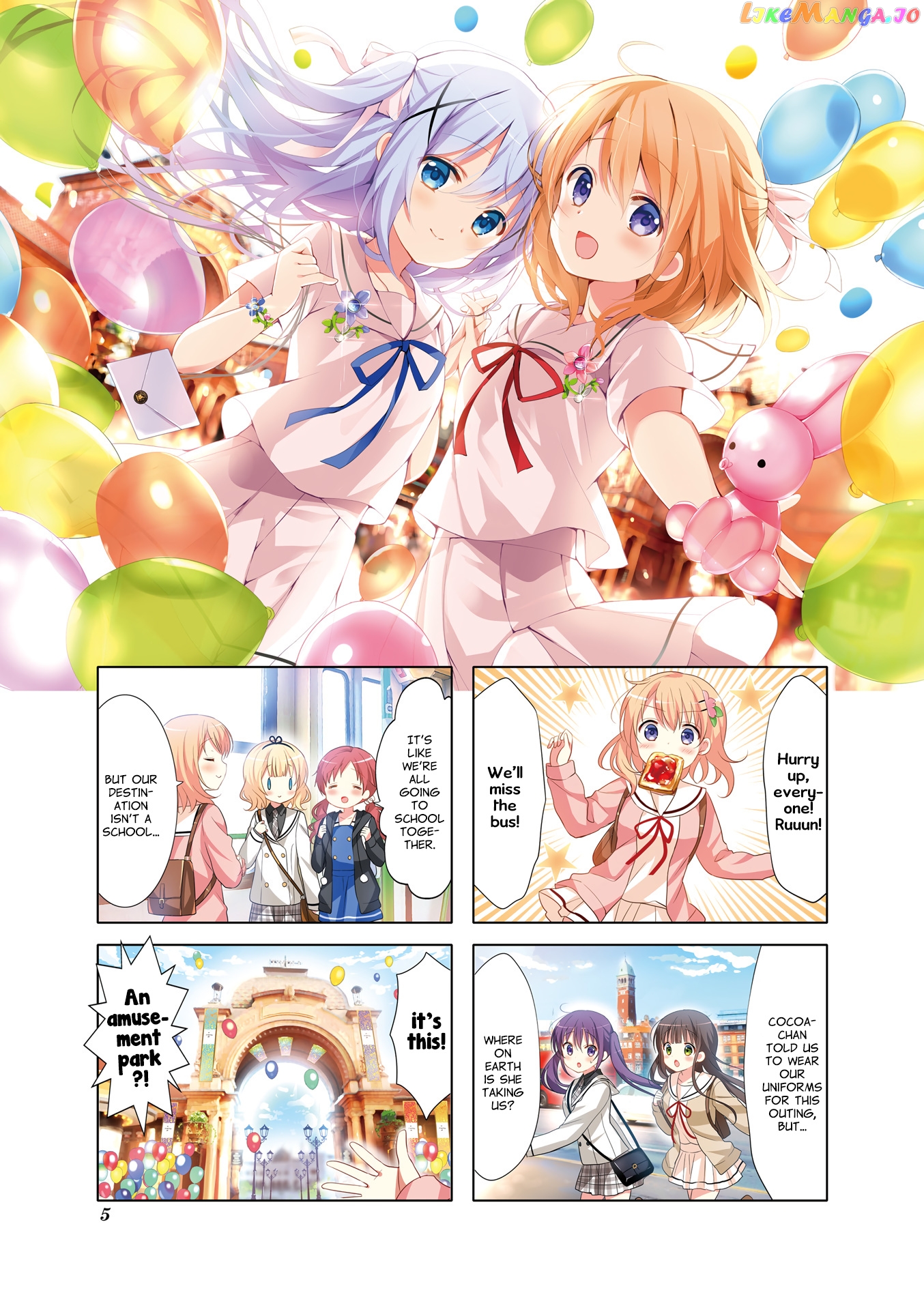 Gochuumon wa Usagi Desu ka? chapter 109 - page 5