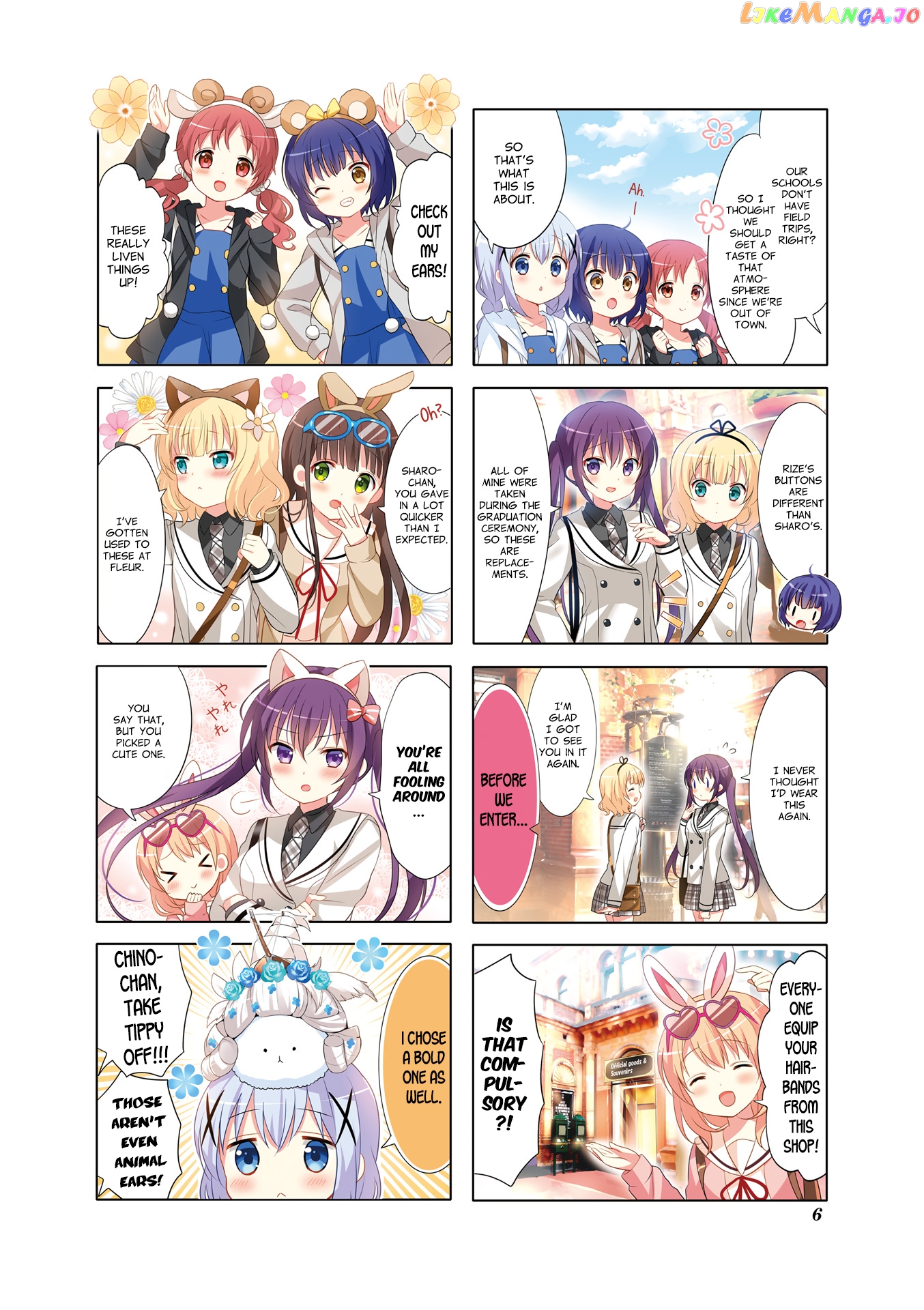 Gochuumon wa Usagi Desu ka? chapter 109 - page 6