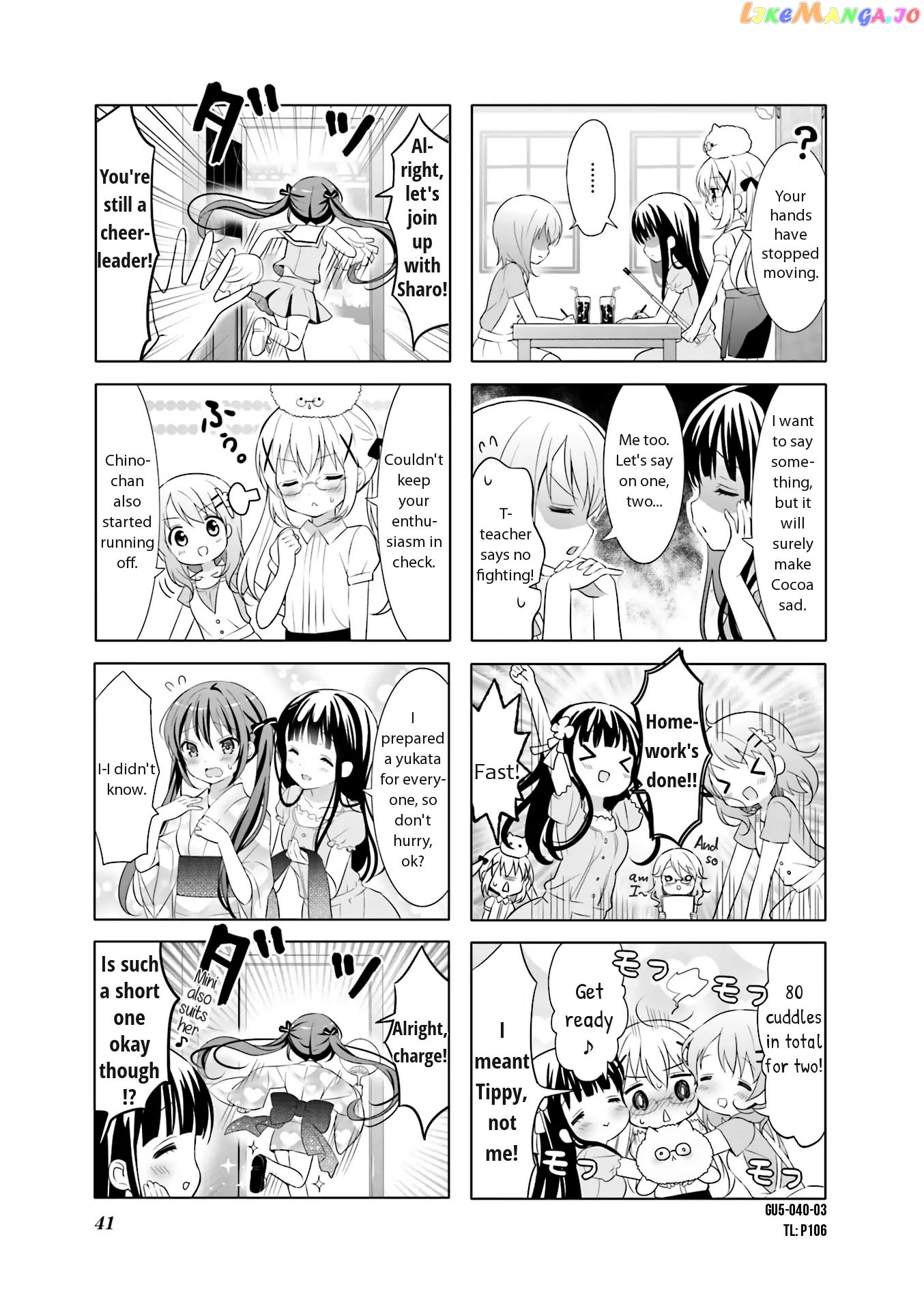 Gochuumon wa Usagi Desu ka? chapter 52 - page 3