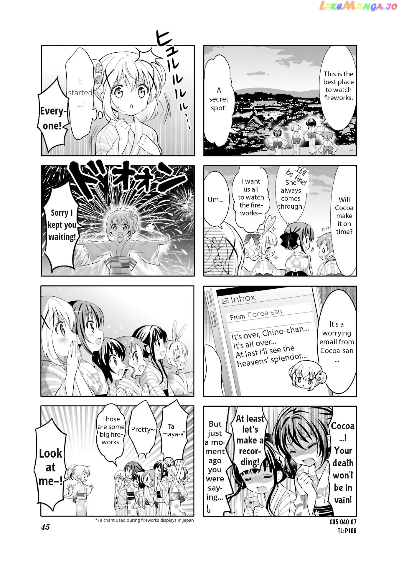 Gochuumon wa Usagi Desu ka? chapter 52 - page 7