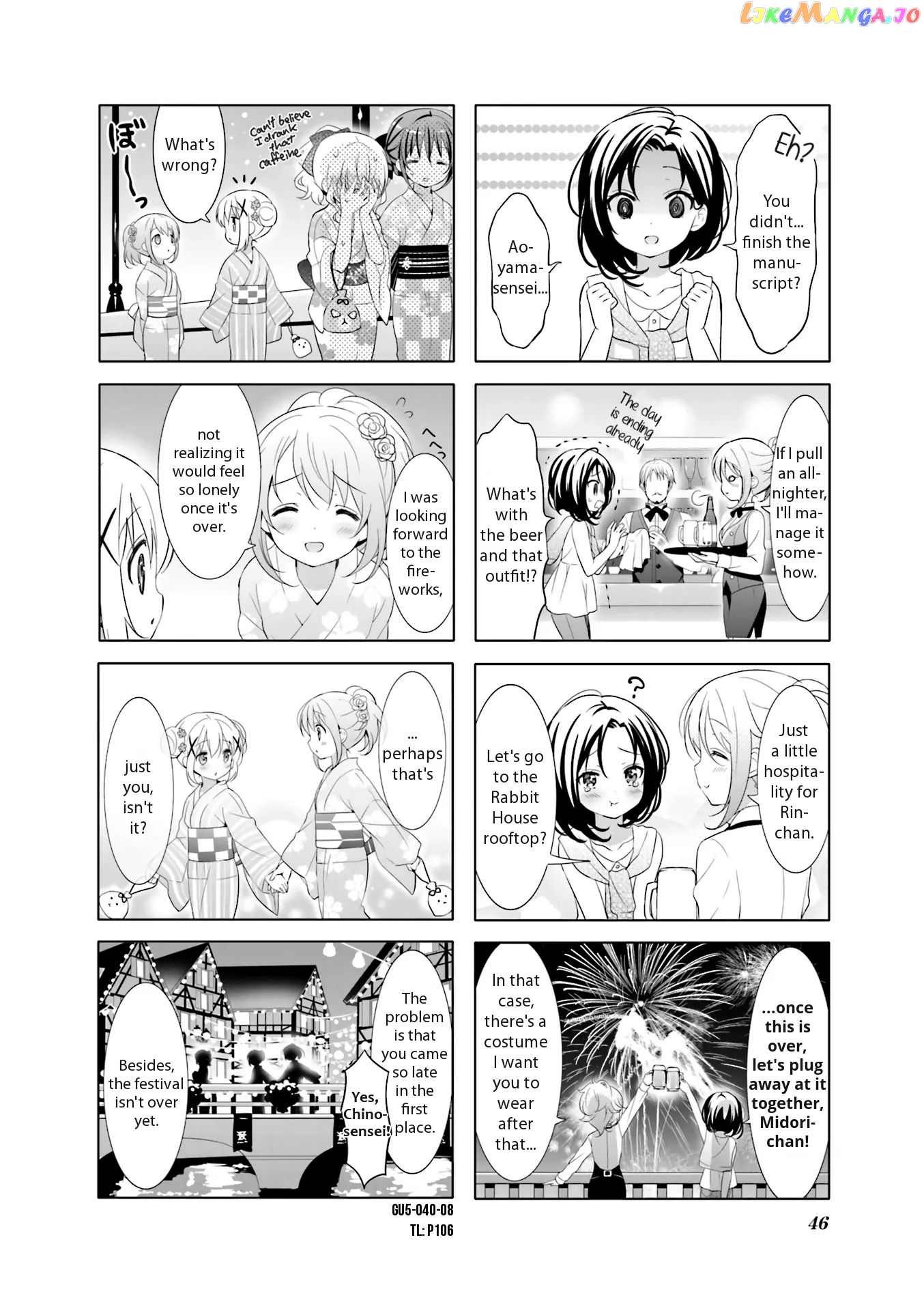Gochuumon wa Usagi Desu ka? chapter 52 - page 8