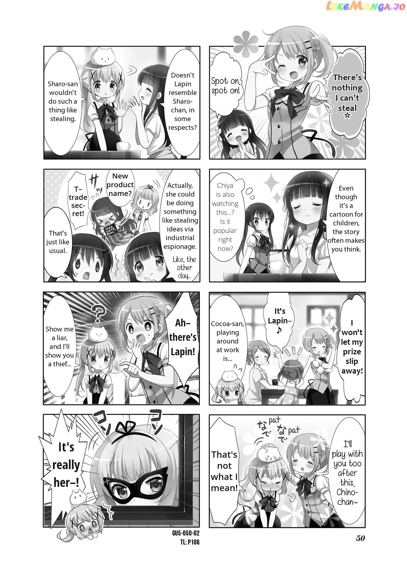 Gochuumon wa Usagi Desu ka? chapter 53 - page 2