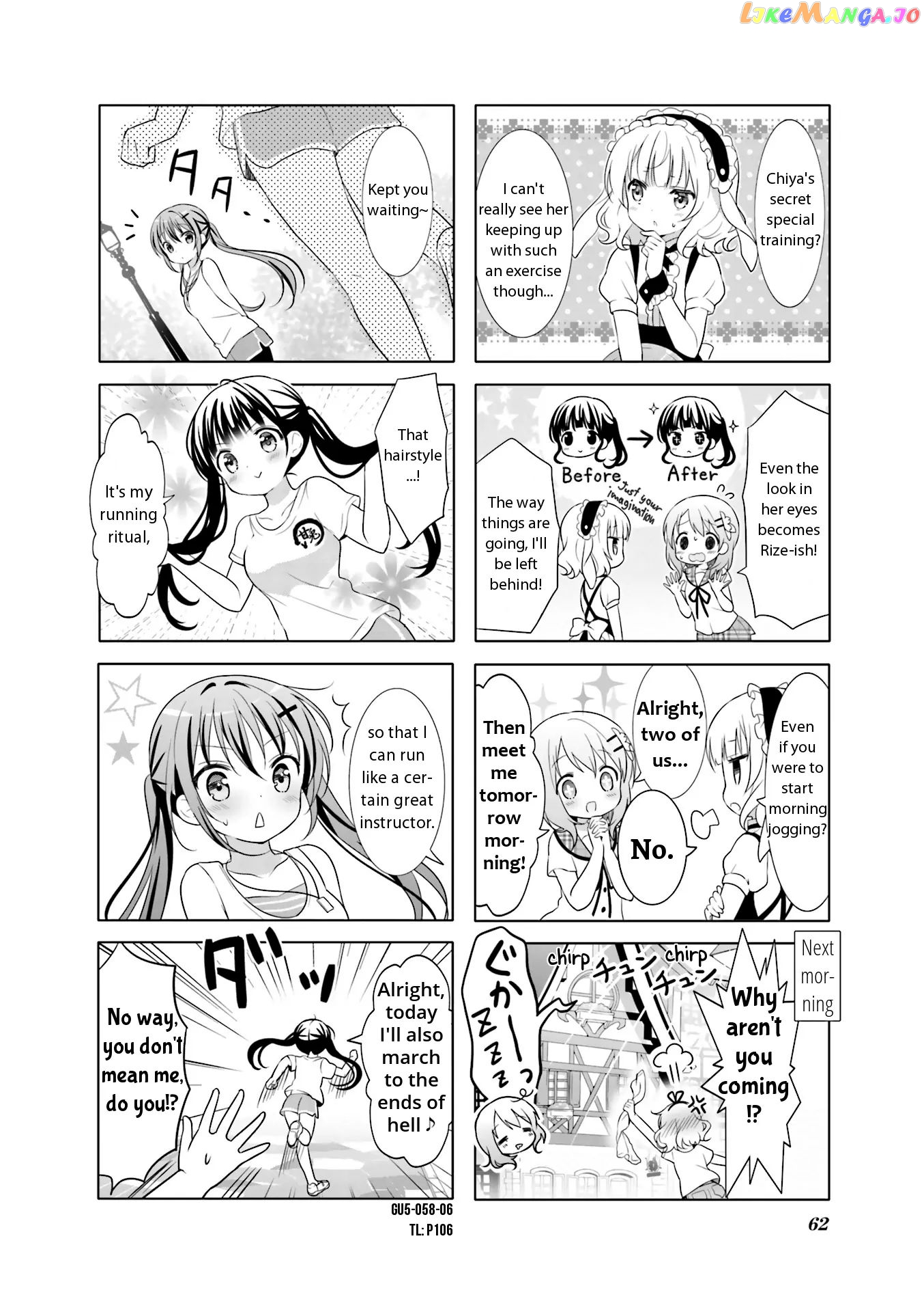 Gochuumon wa Usagi Desu ka? chapter 54 - page 6