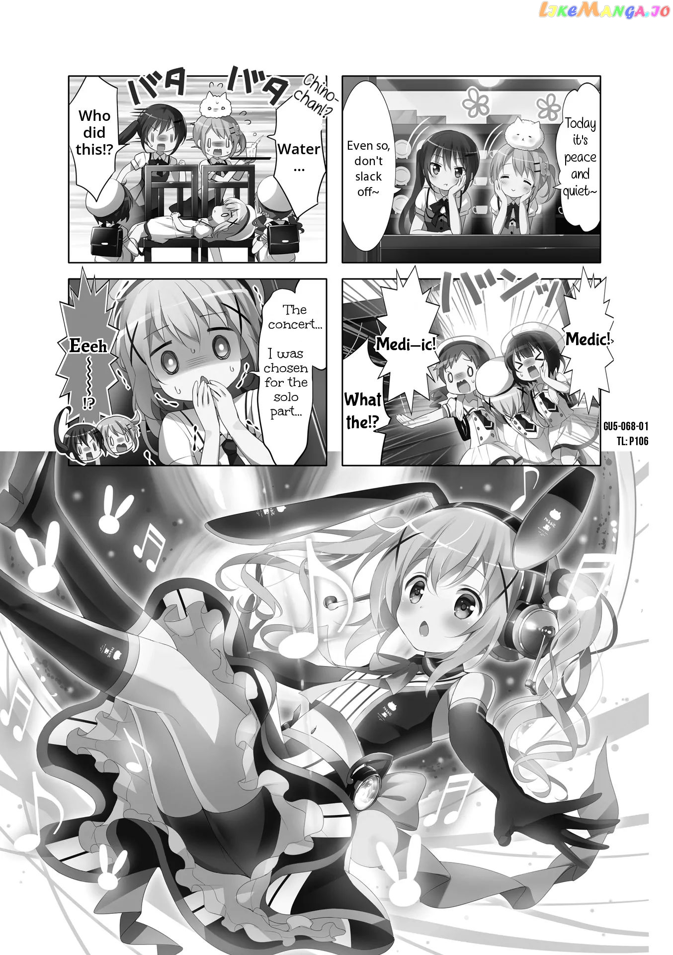 Gochuumon wa Usagi Desu ka? chapter 55 - page 1