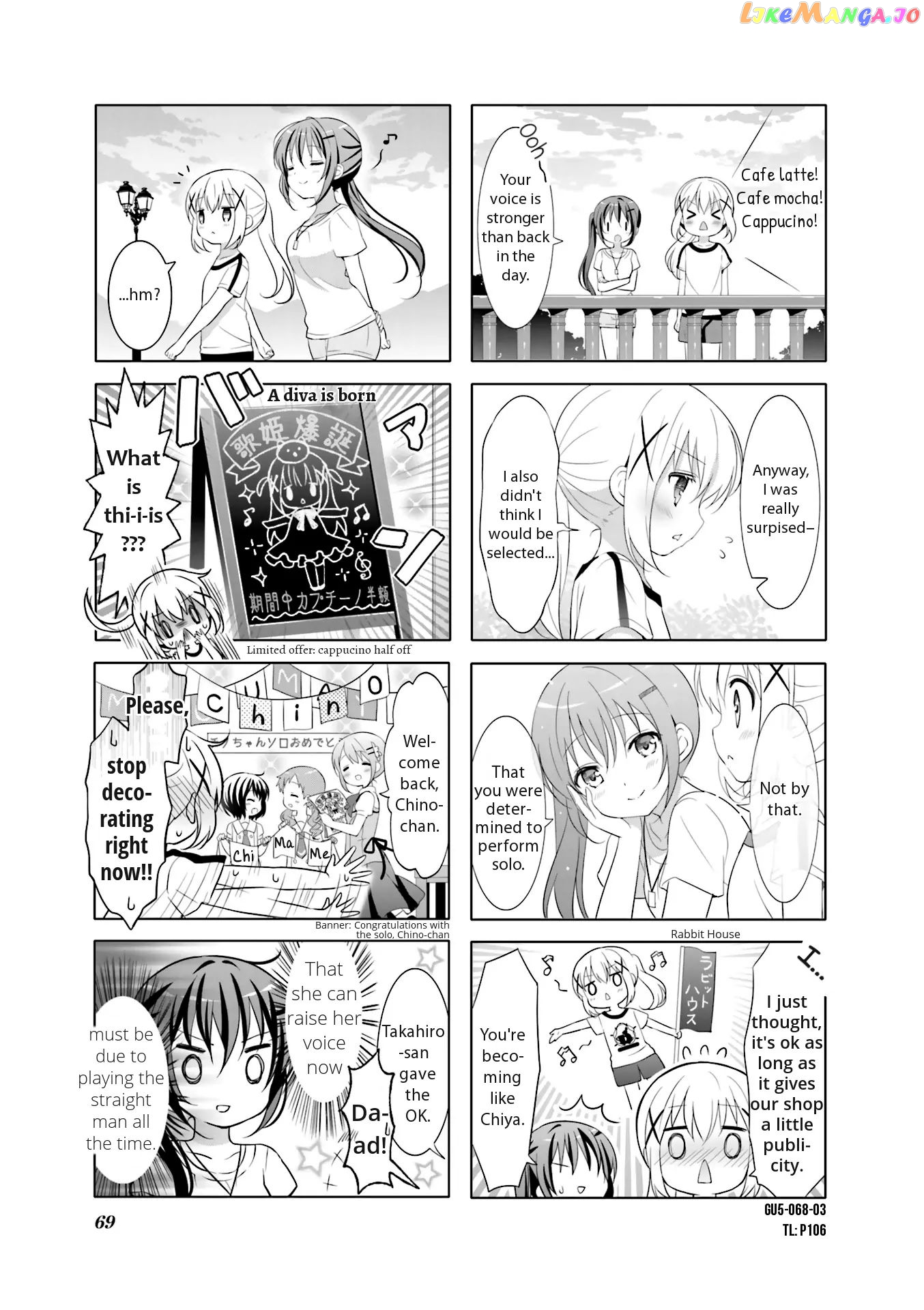 Gochuumon wa Usagi Desu ka? chapter 55 - page 3