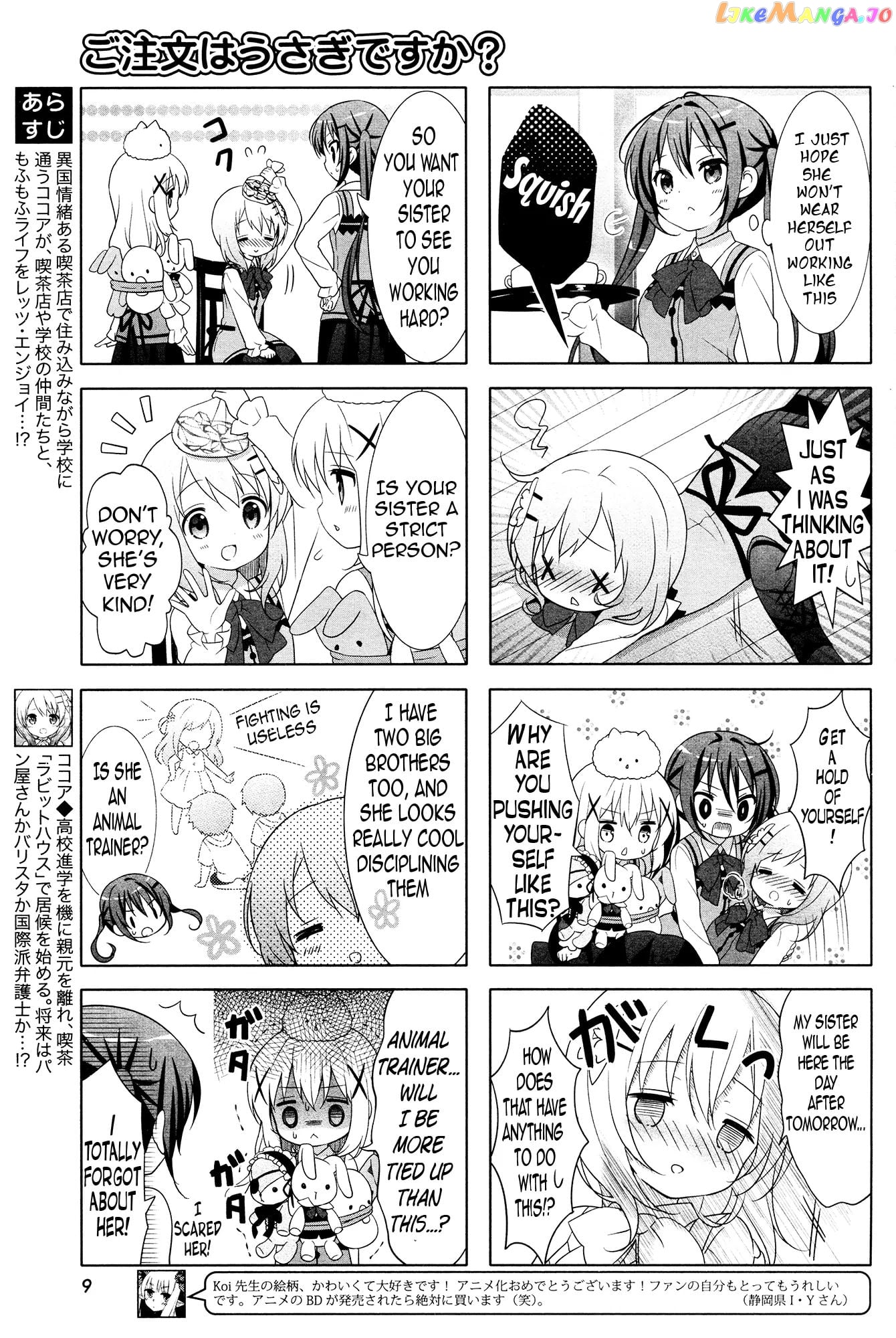 Gochuumon wa Usagi Desu ka? chapter 10 - page 3