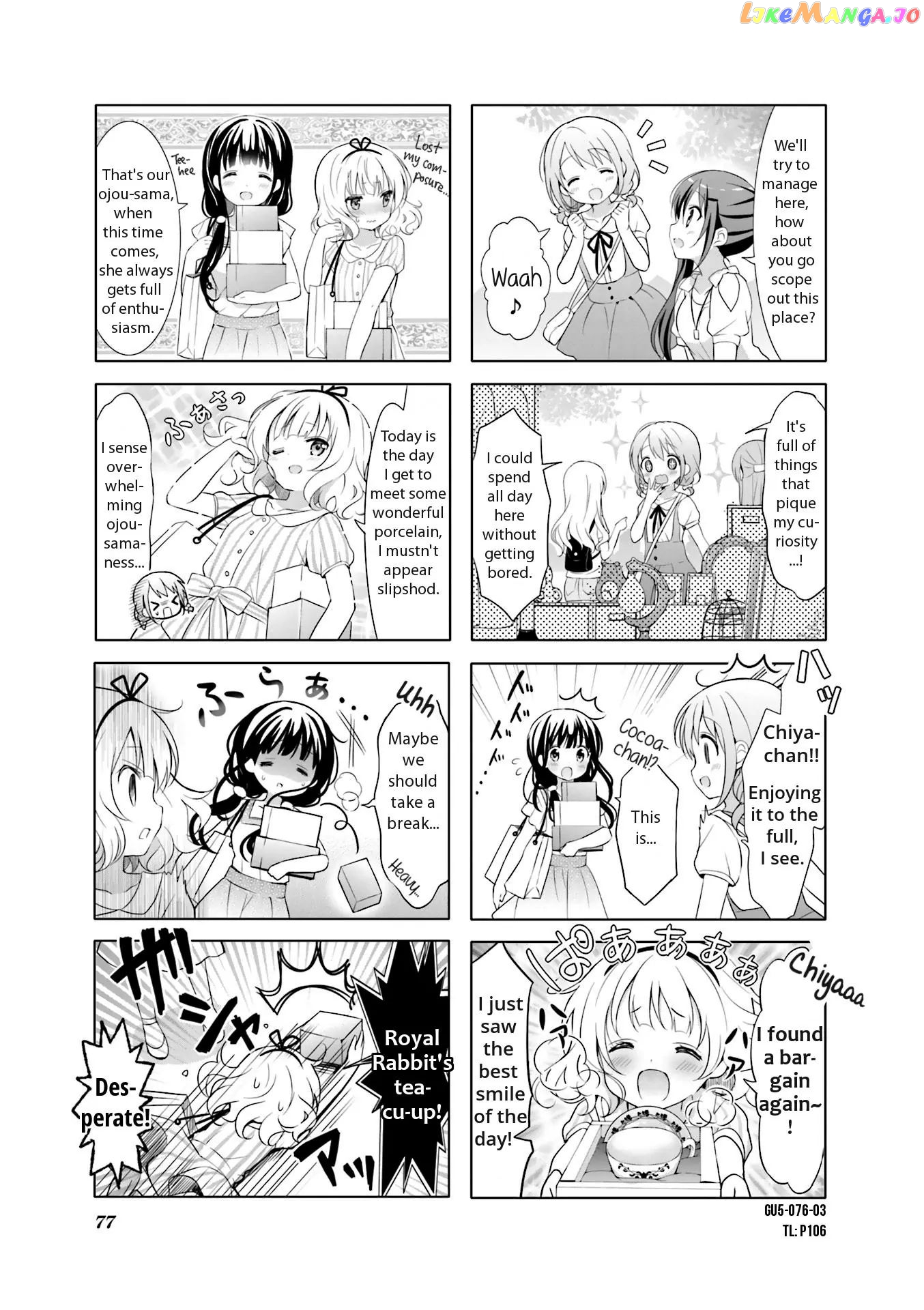 Gochuumon wa Usagi Desu ka? chapter 56 - page 3