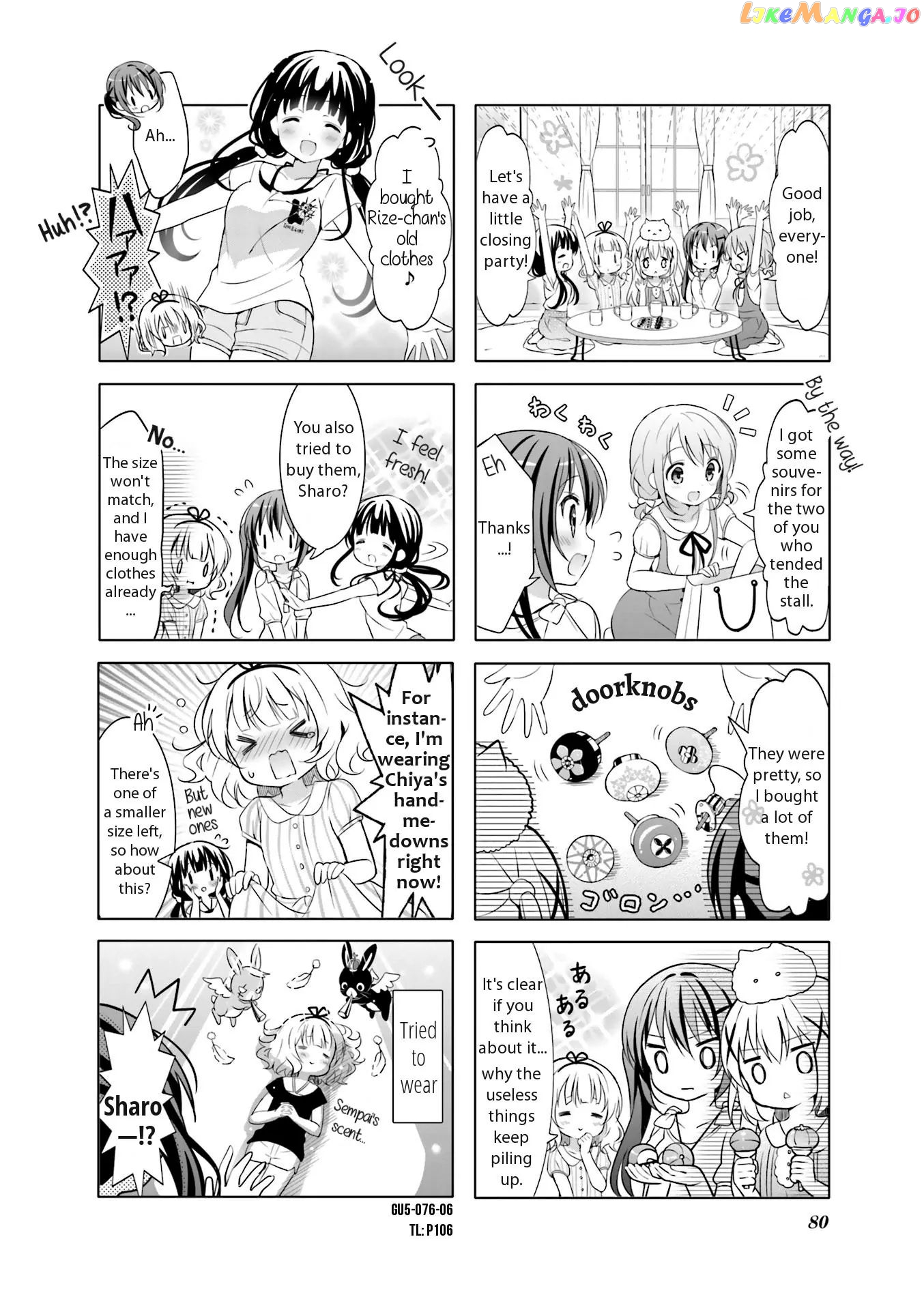 Gochuumon wa Usagi Desu ka? chapter 56 - page 6