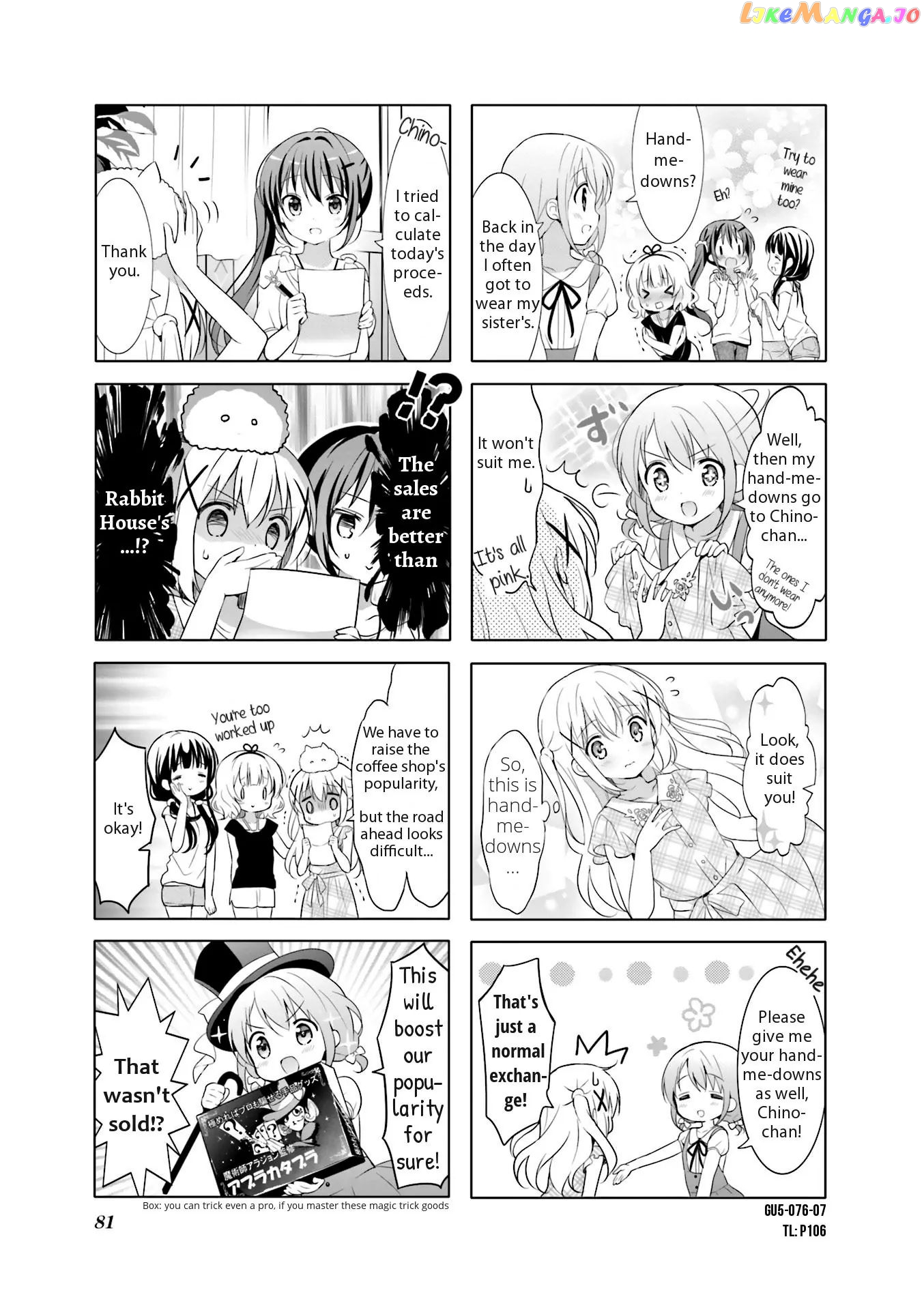 Gochuumon wa Usagi Desu ka? chapter 56 - page 7
