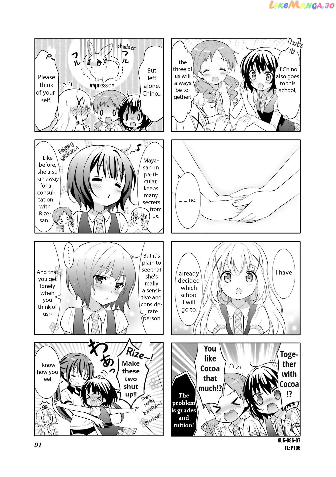 Gochuumon wa Usagi Desu ka? chapter 57 - page 7