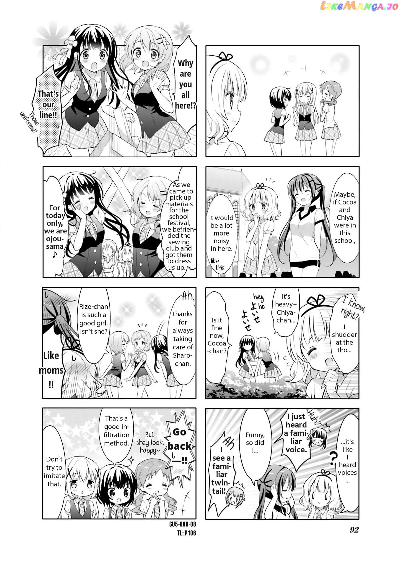 Gochuumon wa Usagi Desu ka? chapter 57 - page 8